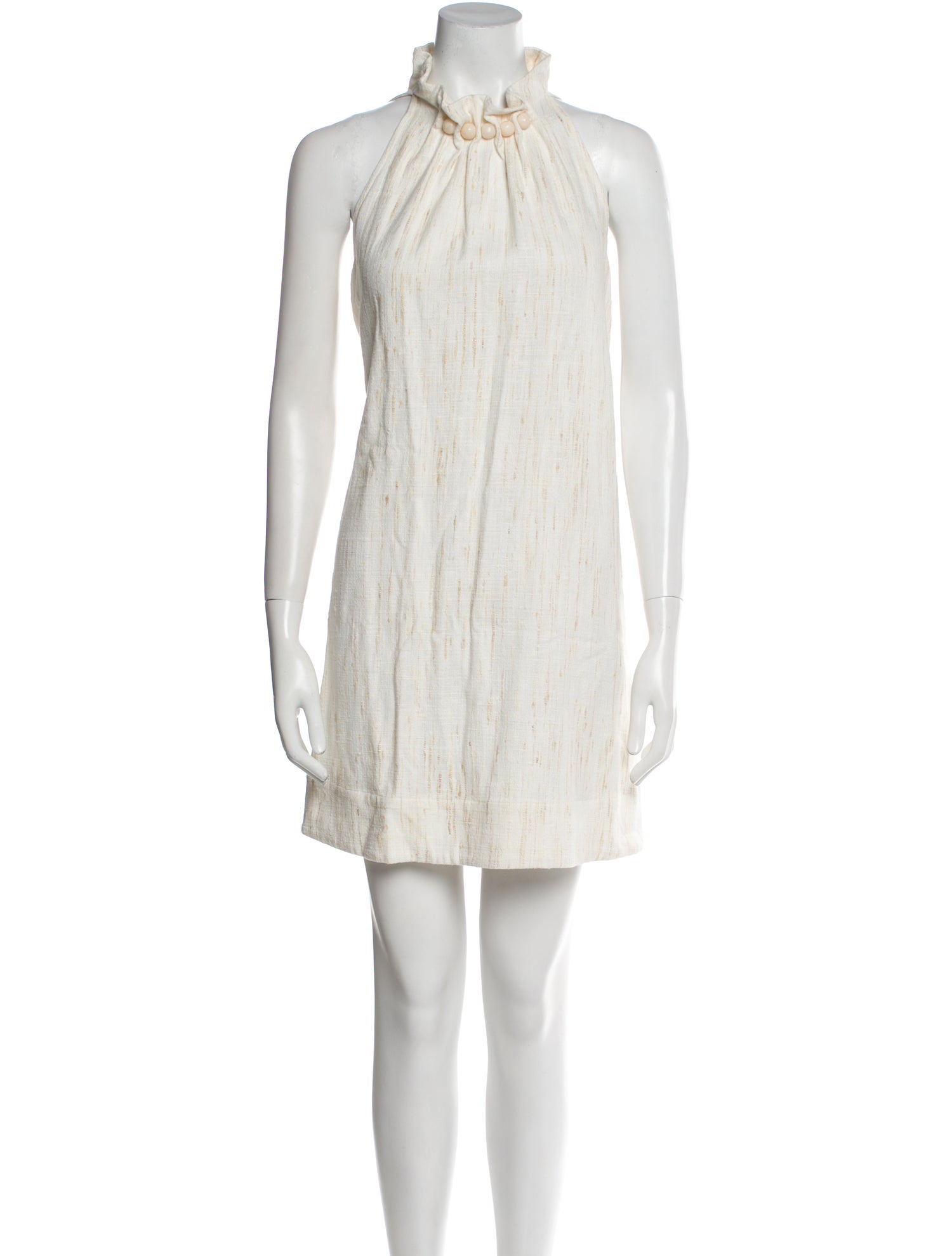 Sézane Mock Neck Mini Dress