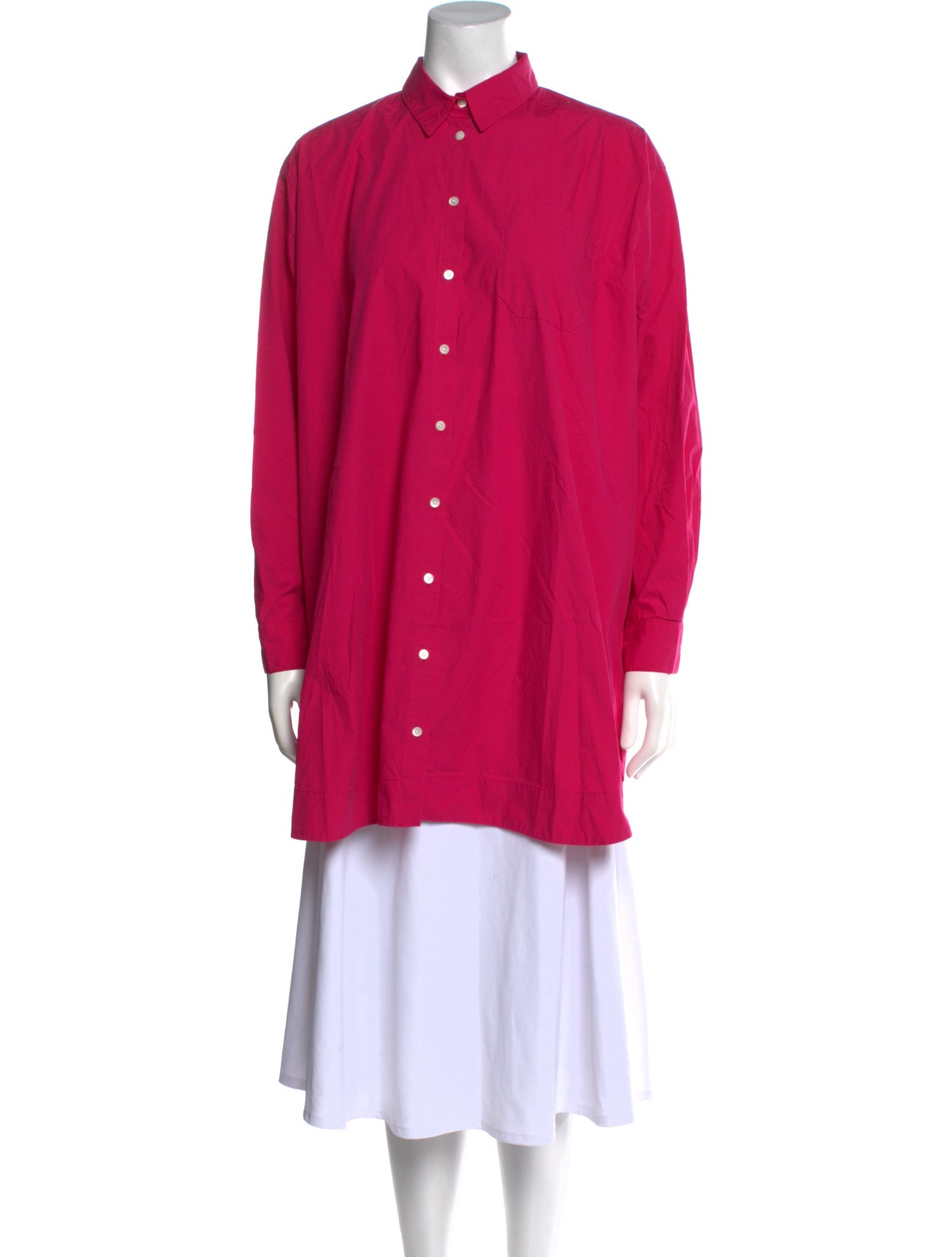 Sézane Mock Neck Long Sleeve Tunic