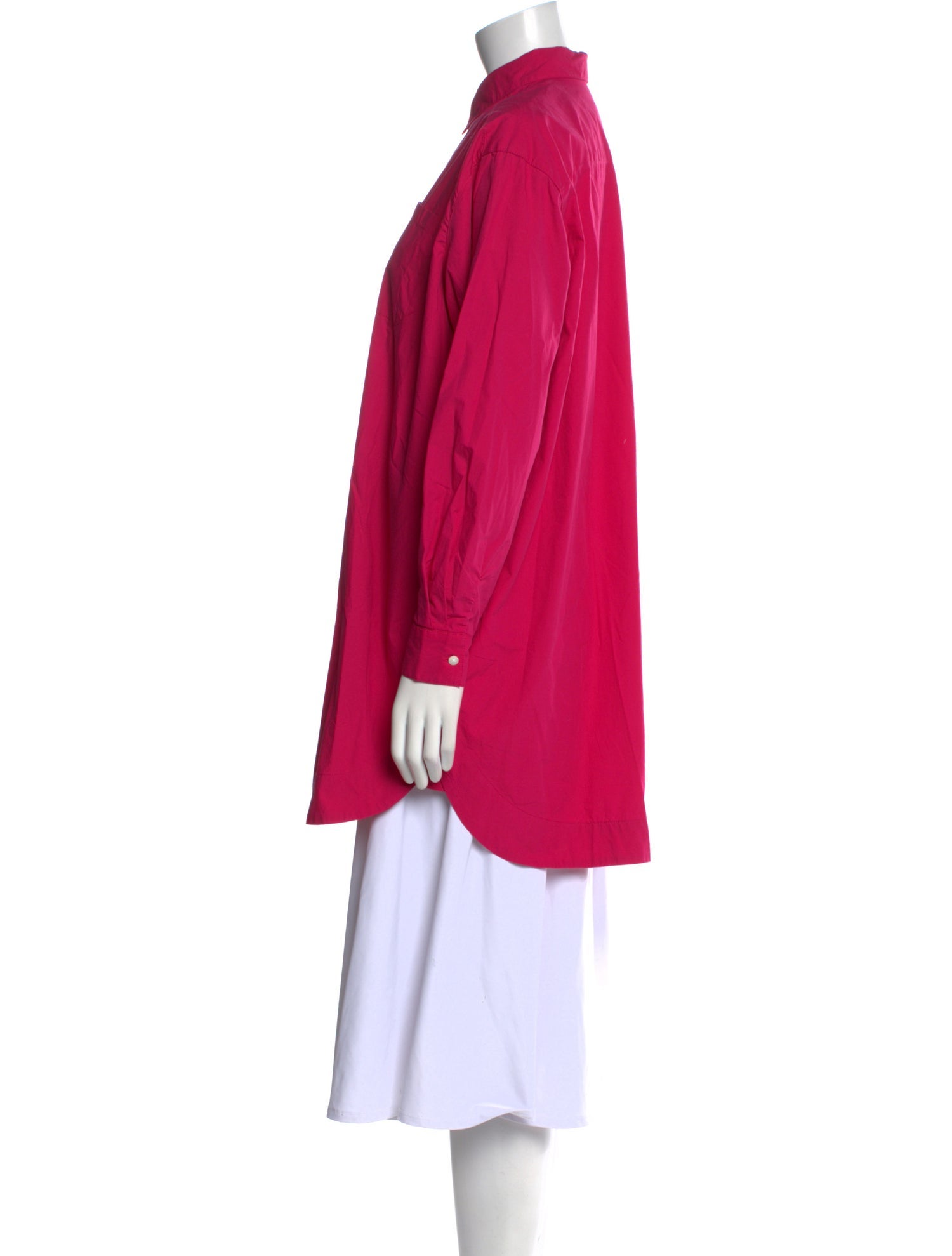 Sézane Mock Neck Long Sleeve Tunic