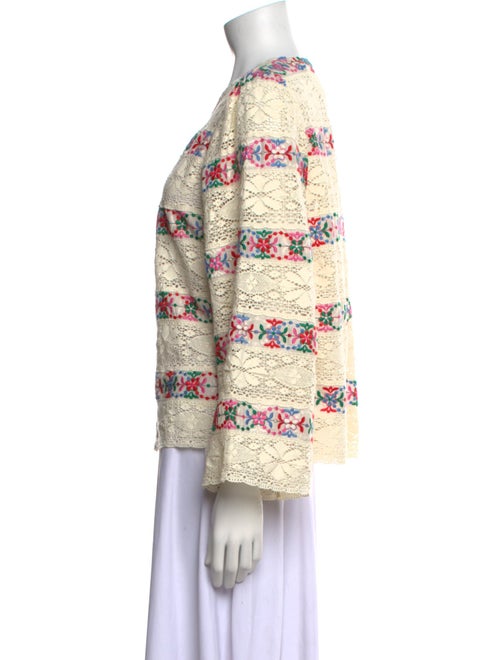 Sézane Lace Printed Sweatshirt