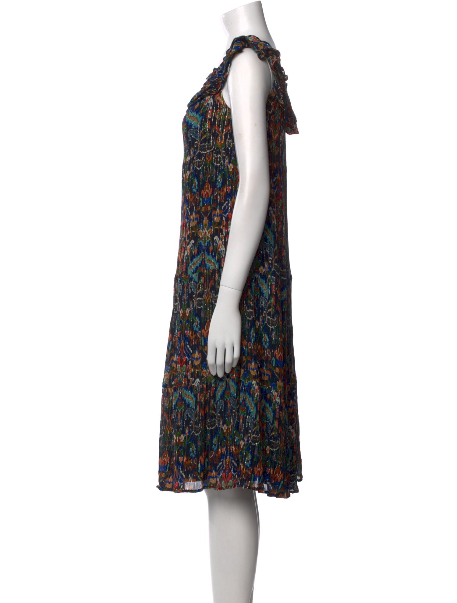 Sézane Printed Midi Length Dress