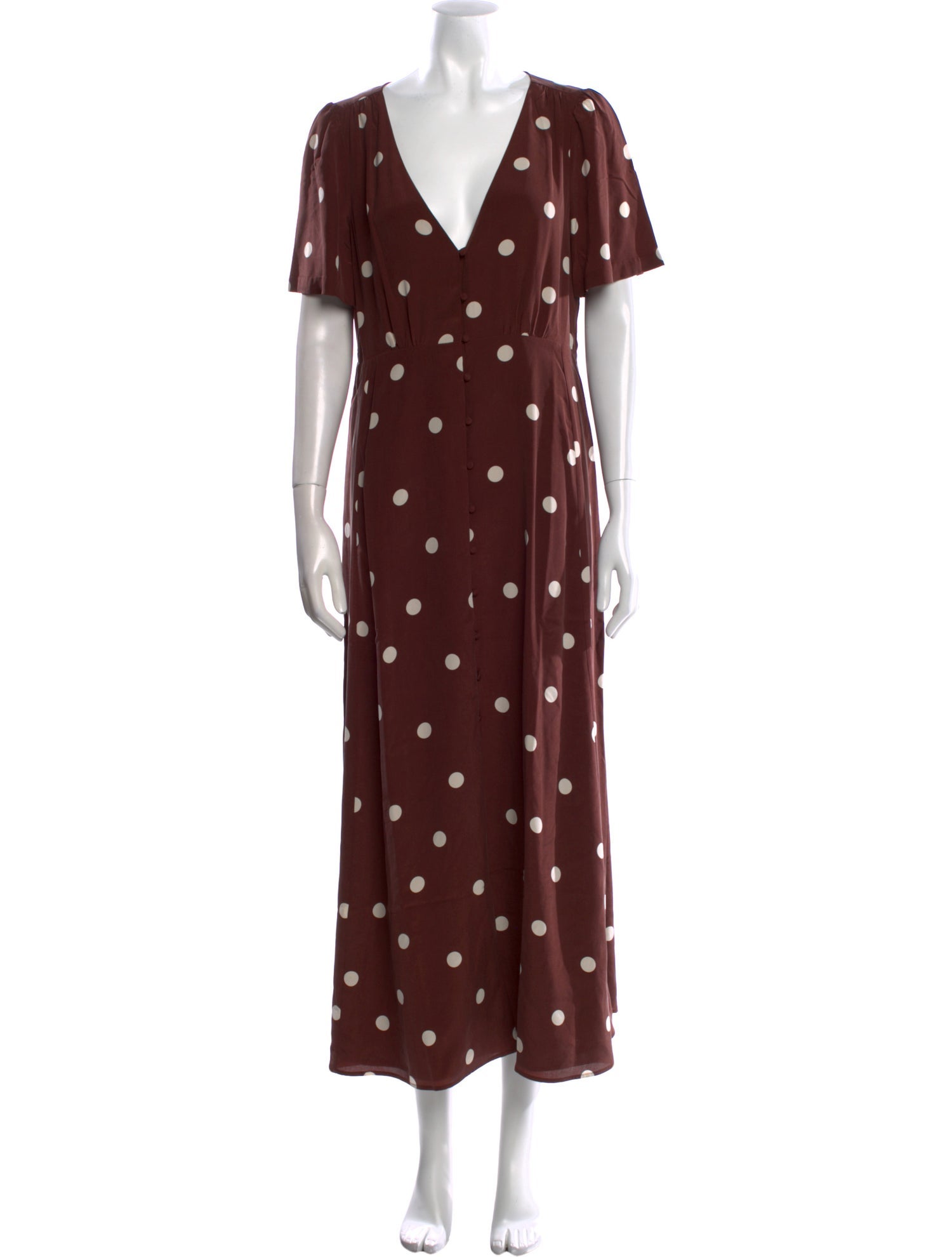 Sézane Silk Long Dress w/ Tags