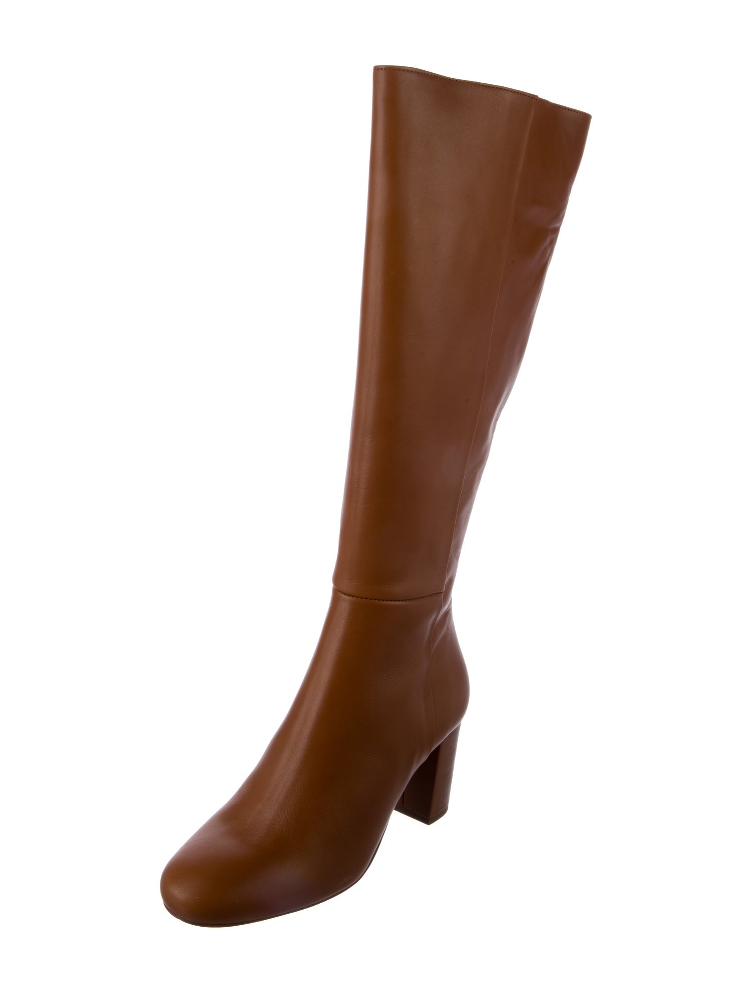Sézane Leather Riding Boots