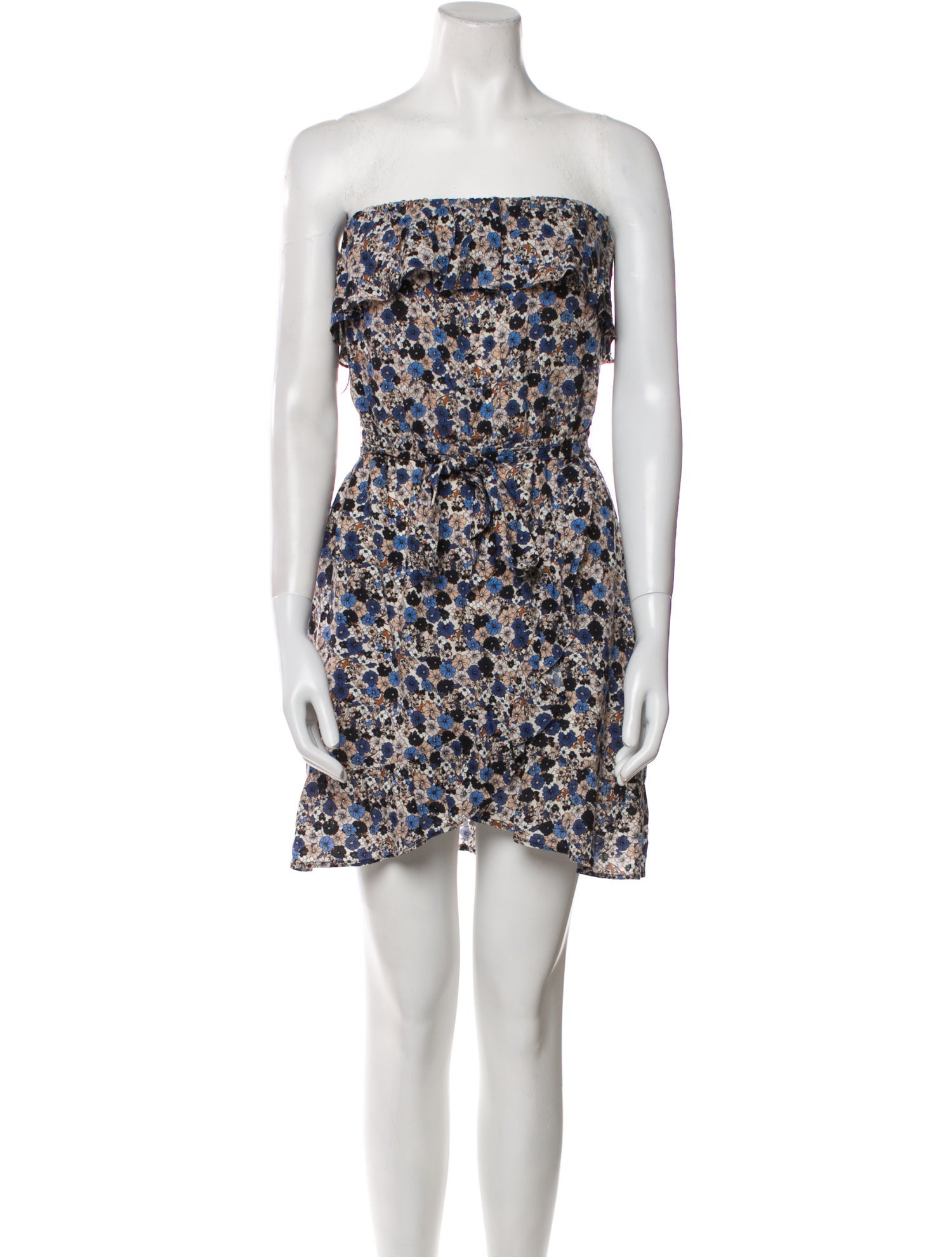 Sézane Floral Print Mini Dress