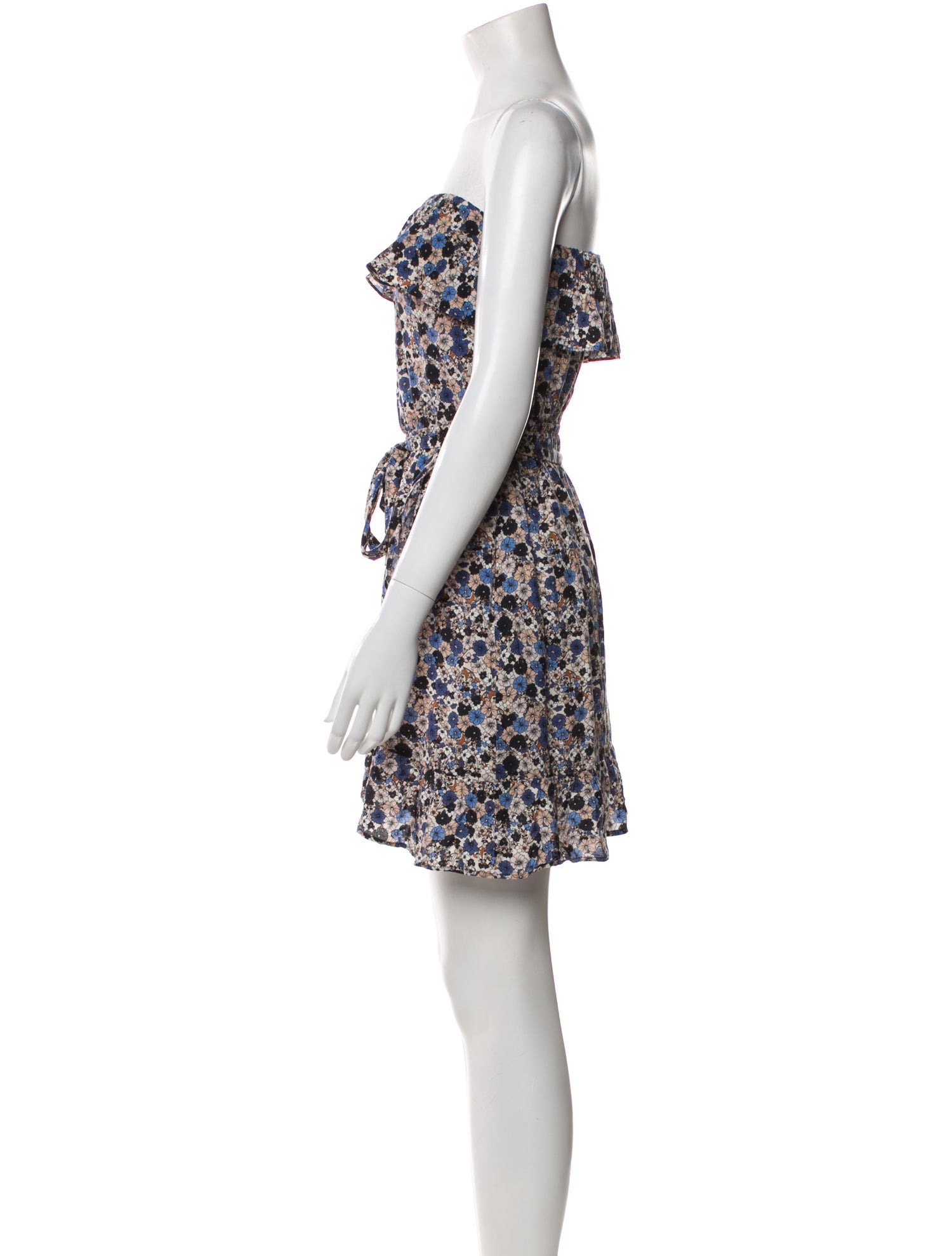 Sézane Floral Print Mini Dress