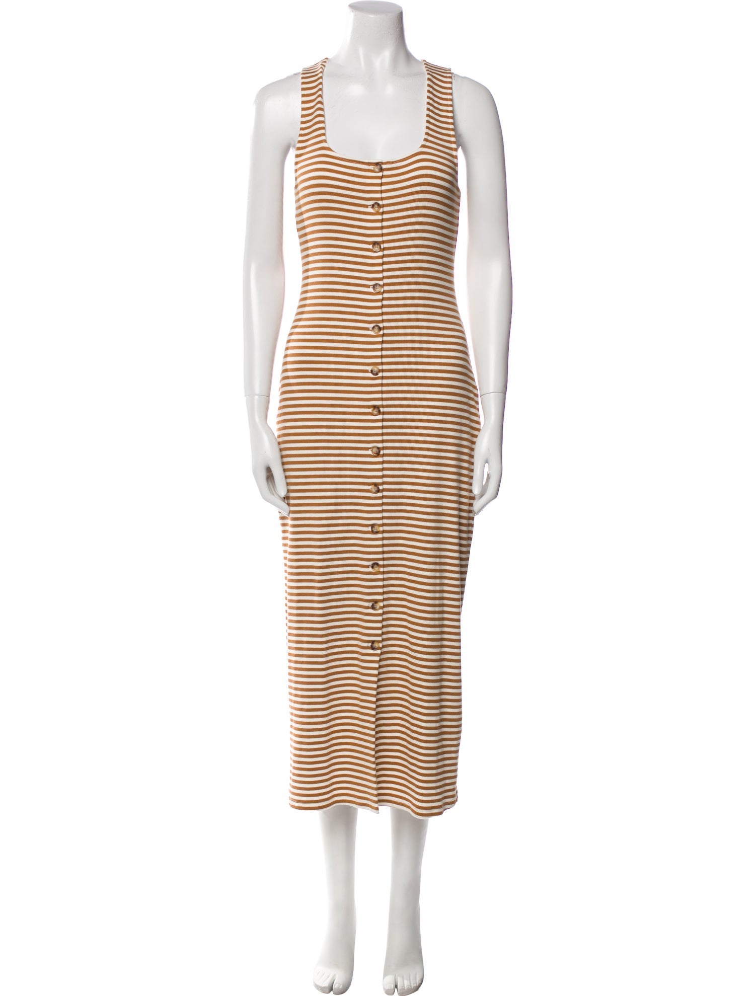 Sézane Striped Long Dress