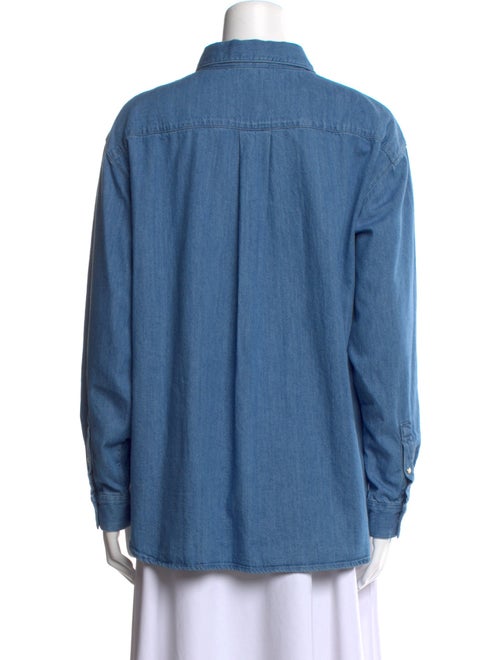 Sézane Long Sleeve Button-Up Top
