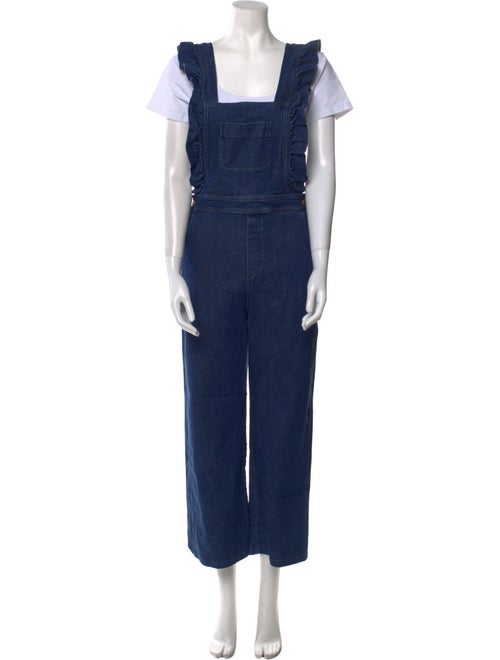 Sézane Square Neckline Jumpsuit