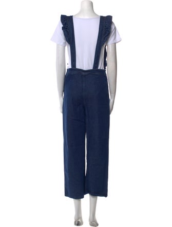 Sézane Square Neckline Jumpsuit