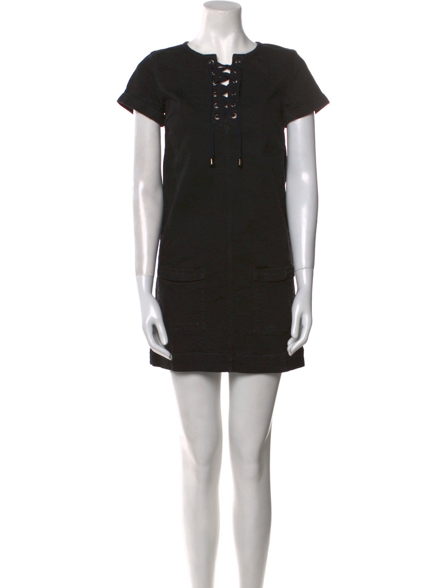 Sézane Crew Neck Mini Dress