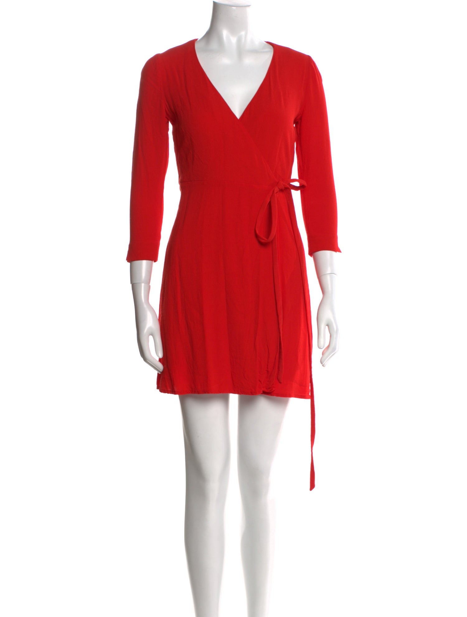 Sézane V-Neck Mini Dress