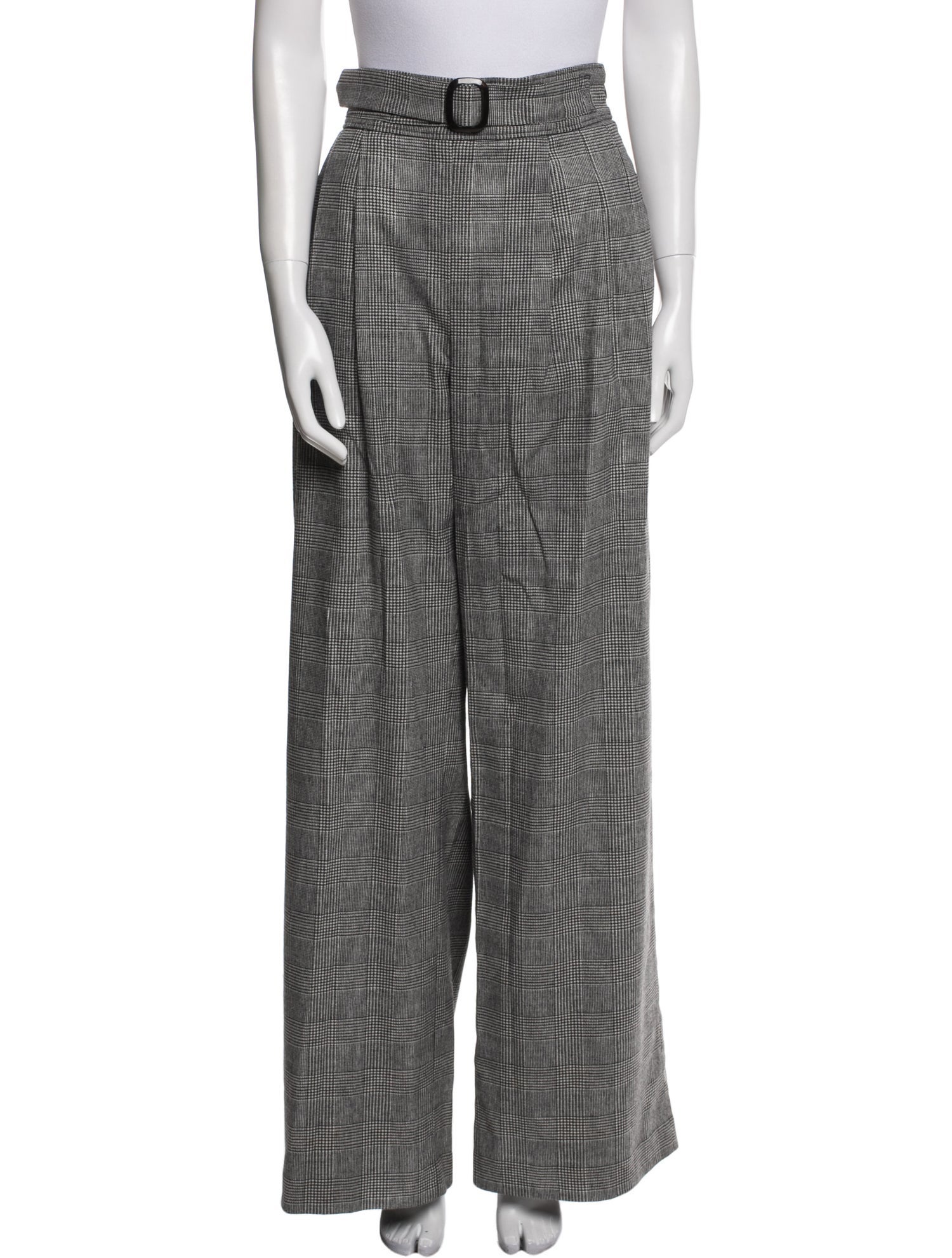 Sézane Wool Wide Leg Pants