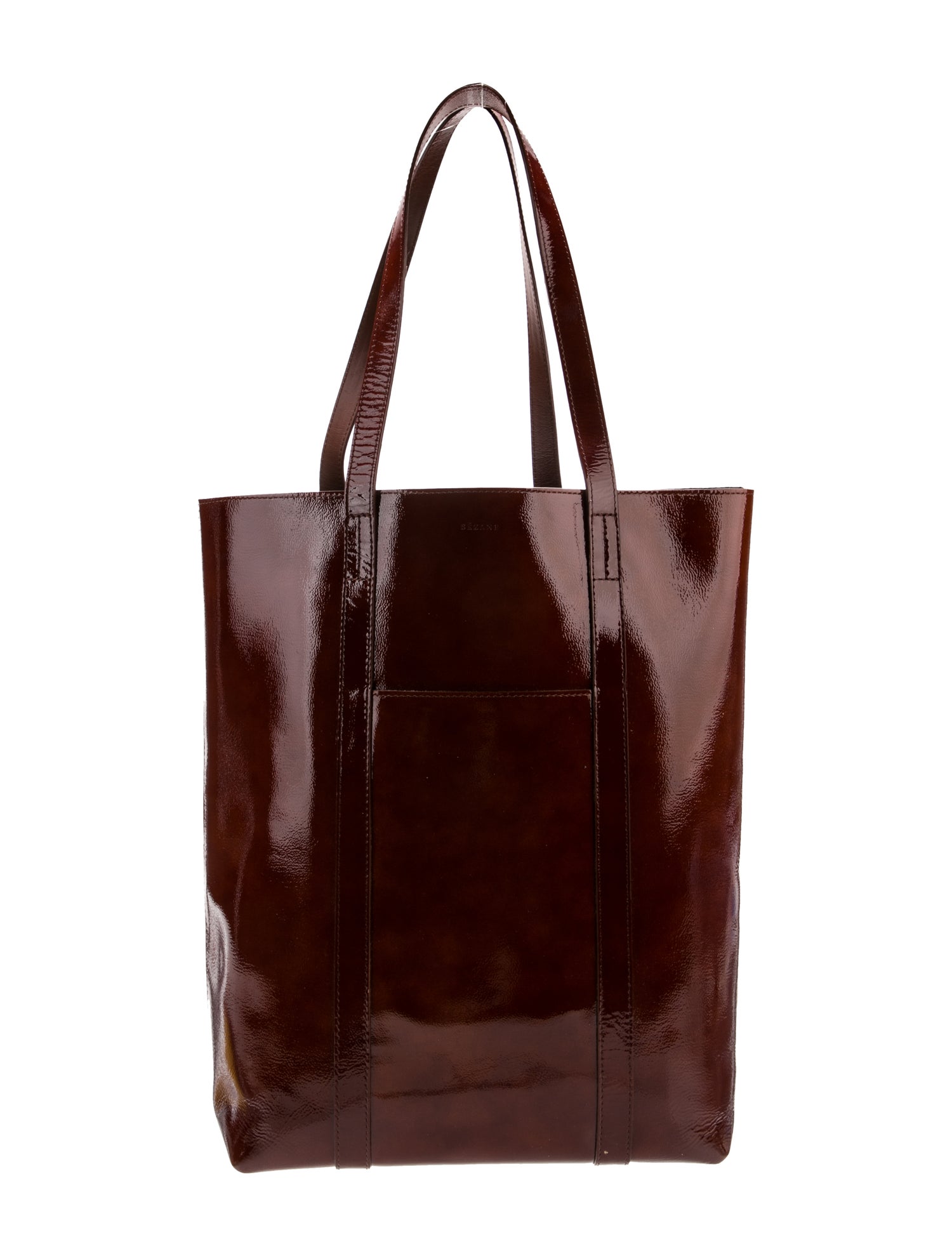 Sézane Patent Leather Tote