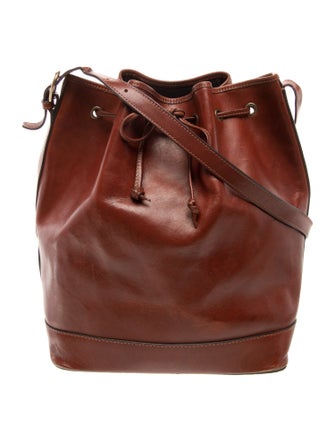 Sézane Leather Bucket Bag