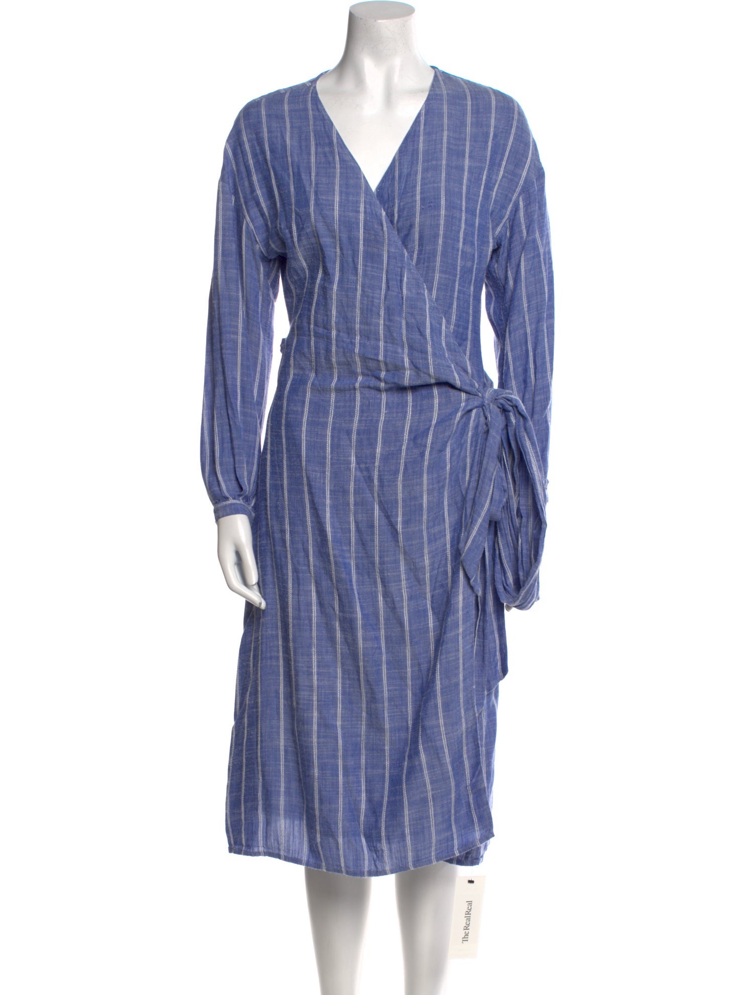 Sézane Plaid Print Midi Length Dress