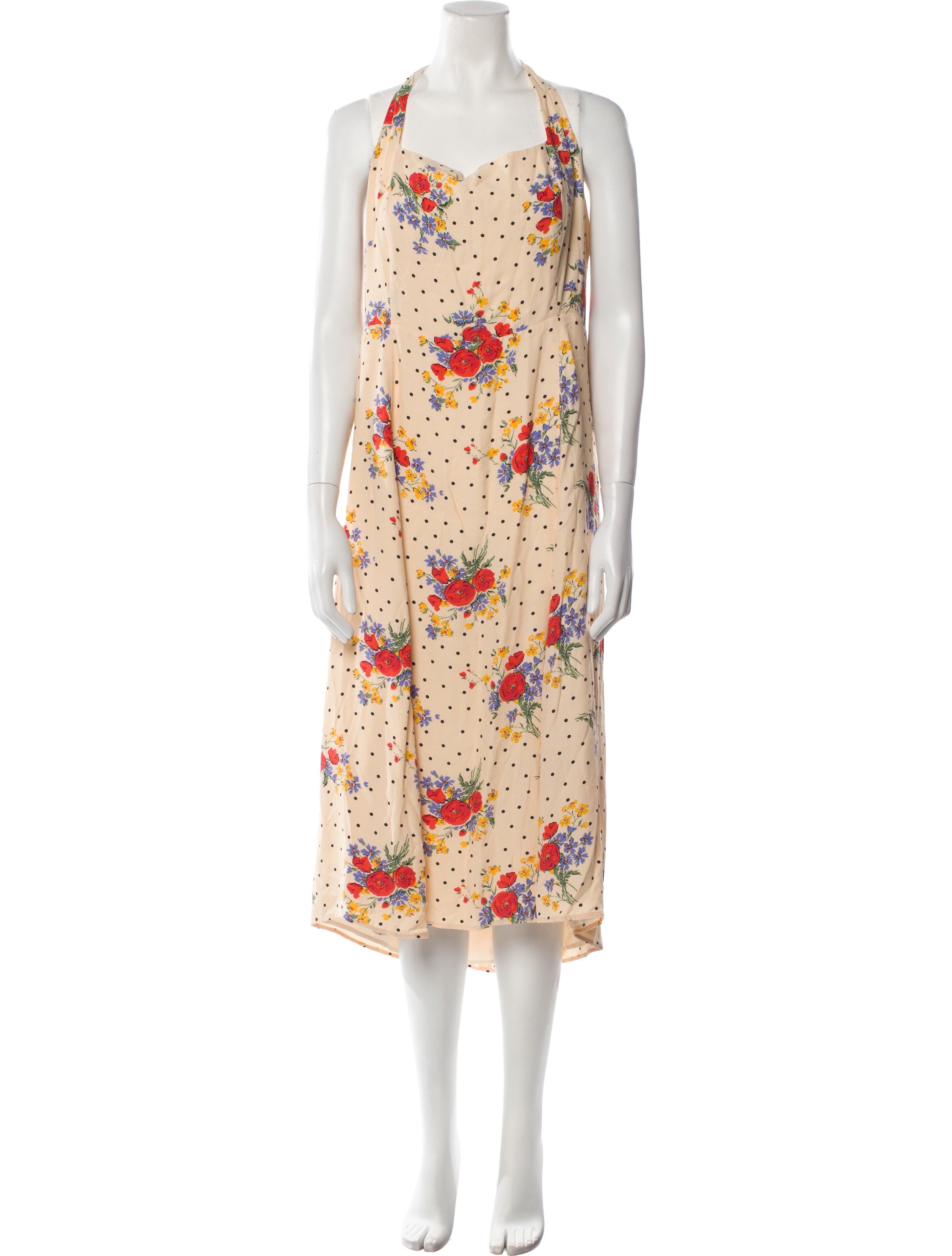 Sézane Printed Long Dress