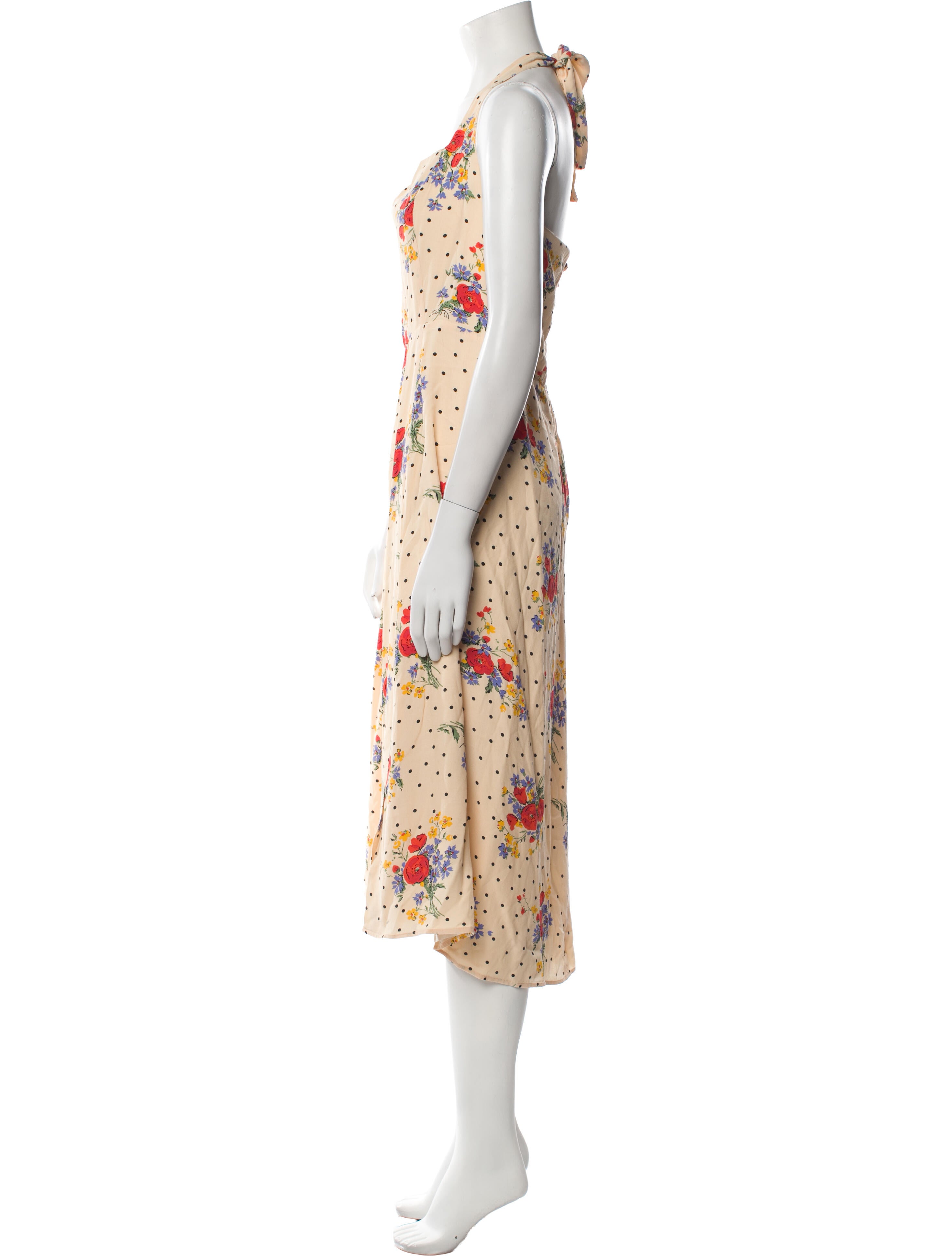 Sézane Printed Long Dress