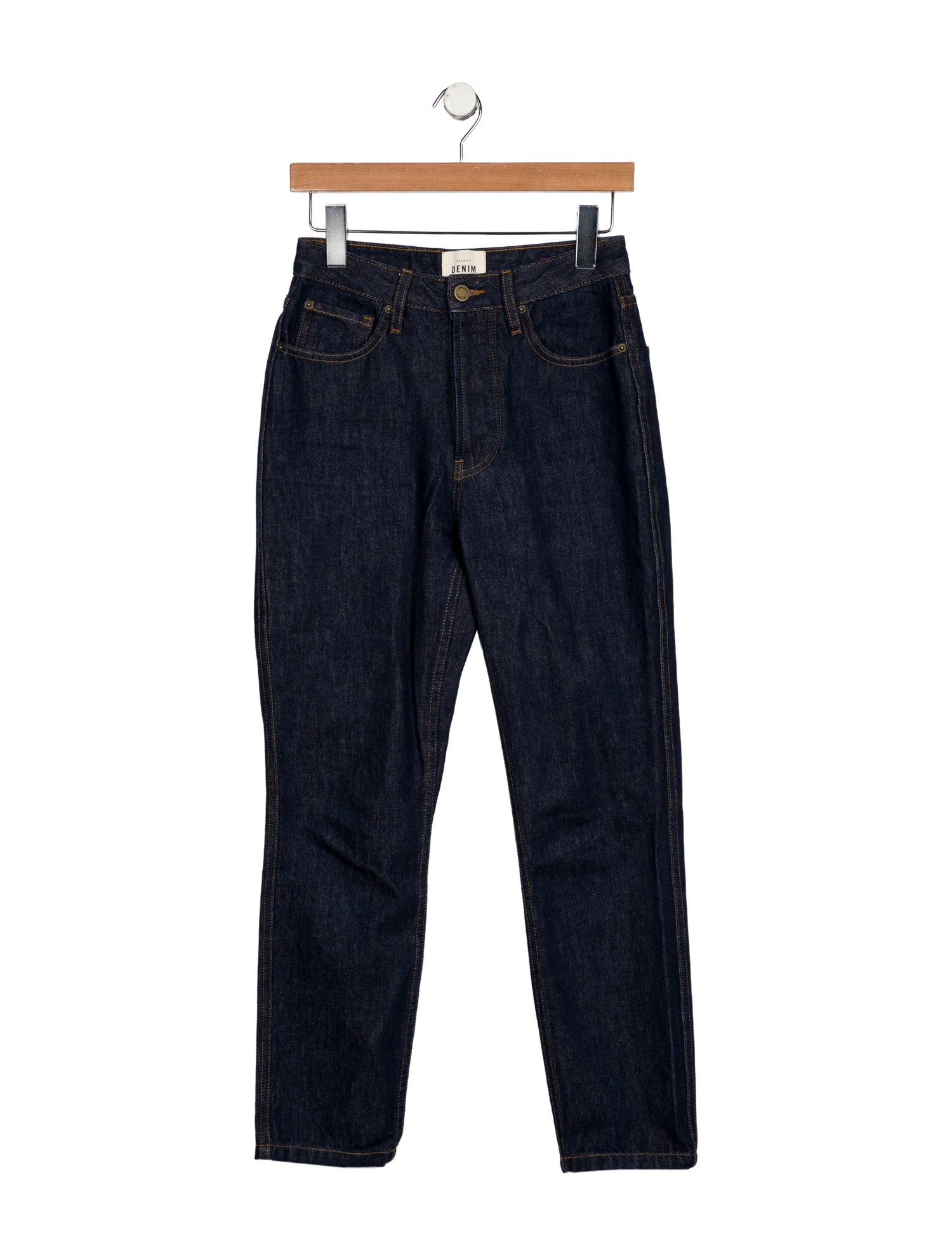 Sézane Mid-Rise Straight Leg Jeans