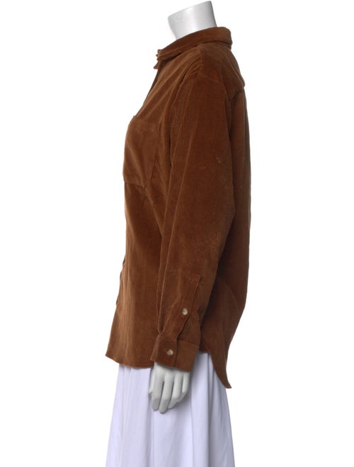 Sézane Long Sleeve Button-Up Top