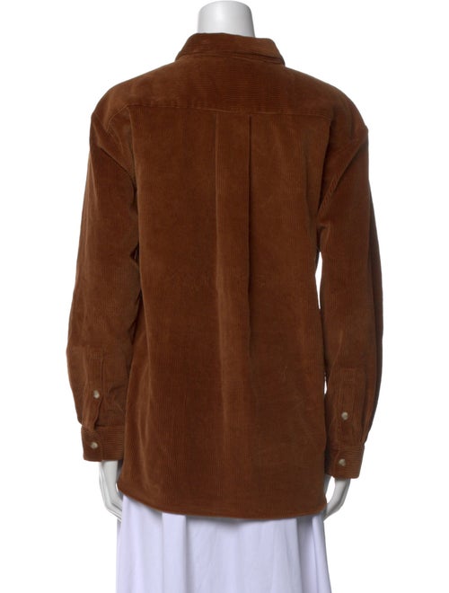 Sézane Long Sleeve Button-Up Top