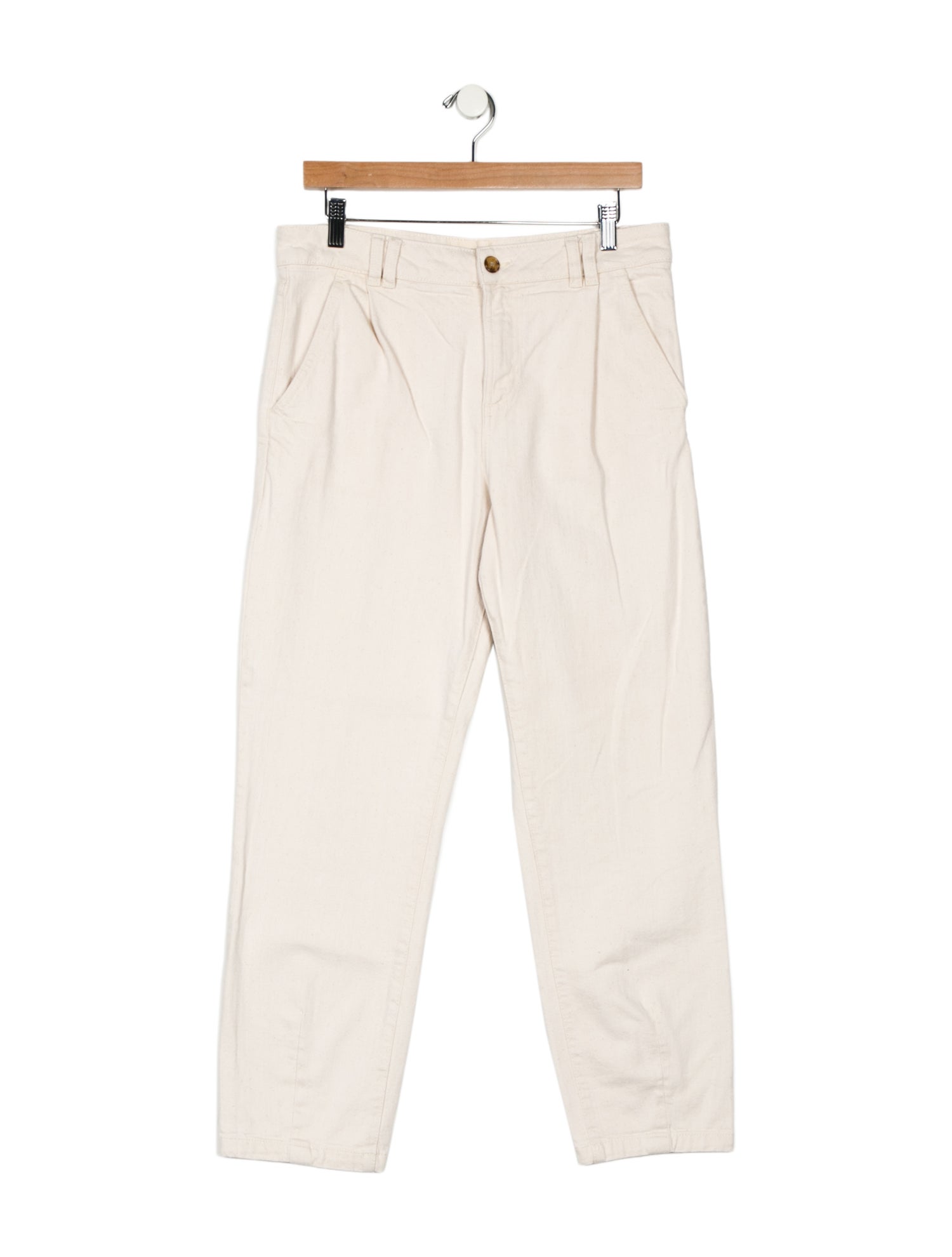 Sézane High-Rise Straight Leg Jeans