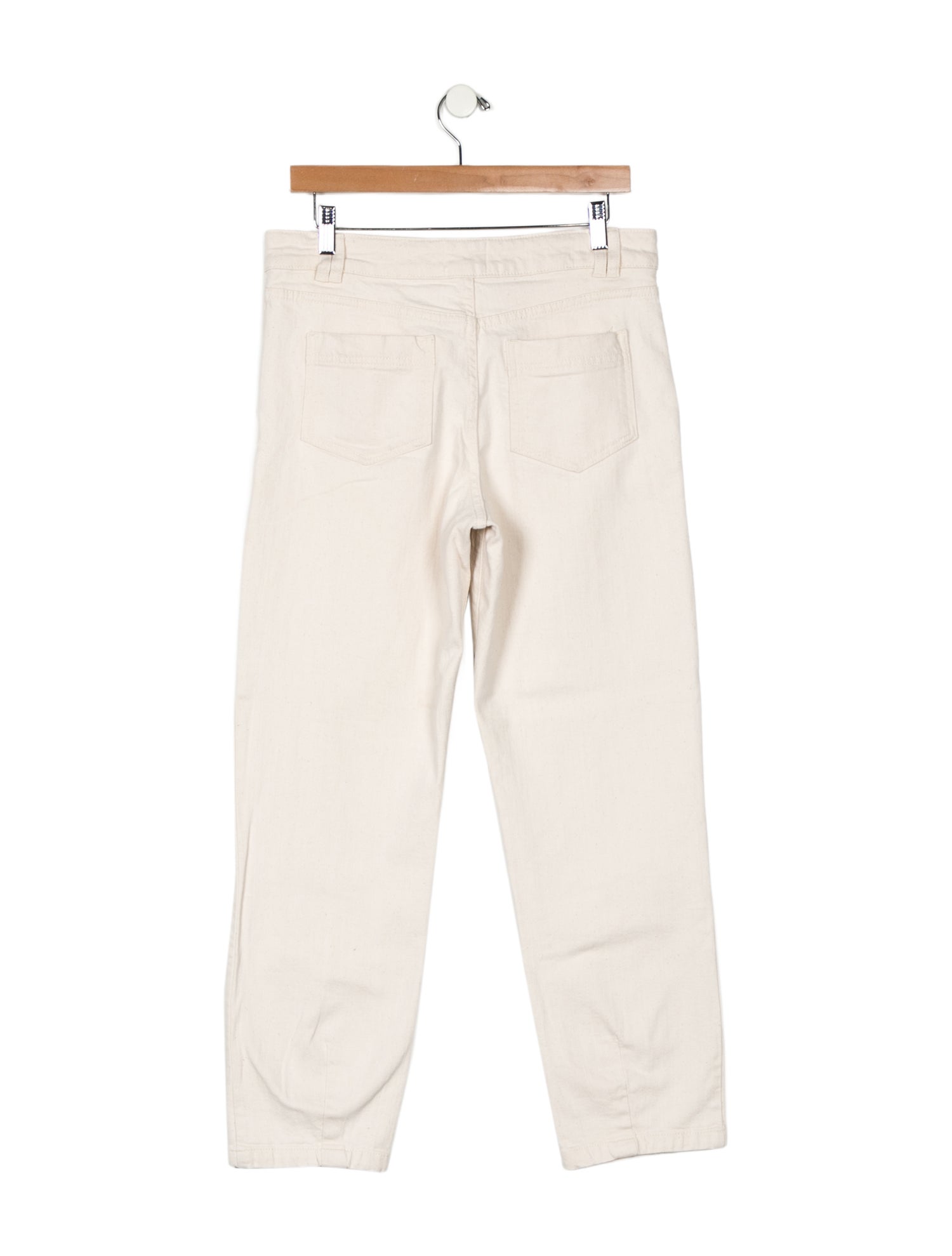 Sézane High-Rise Straight Leg Jeans