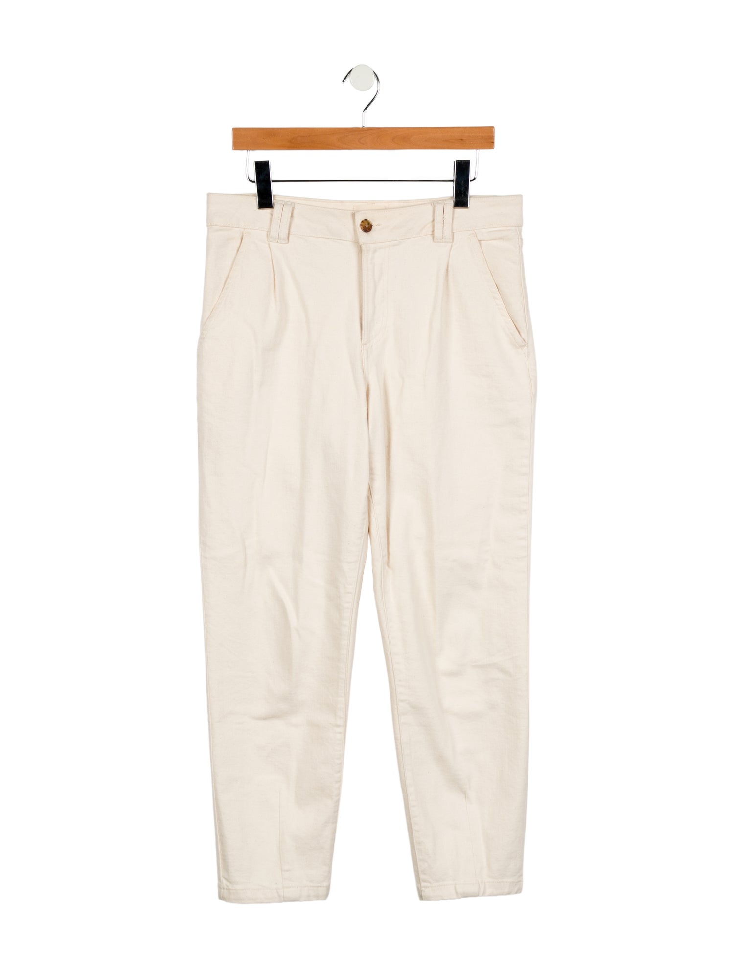 Sézane High-Rise Straight Leg Jeans