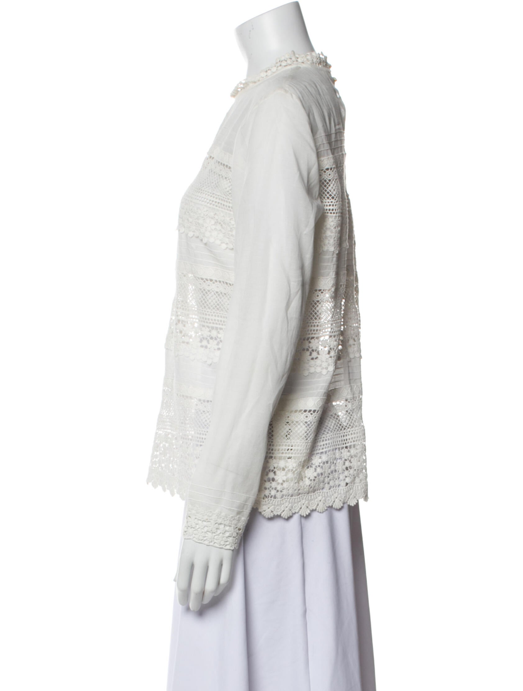 Sézane Crew Neck Long Sleeve Sweatshirt