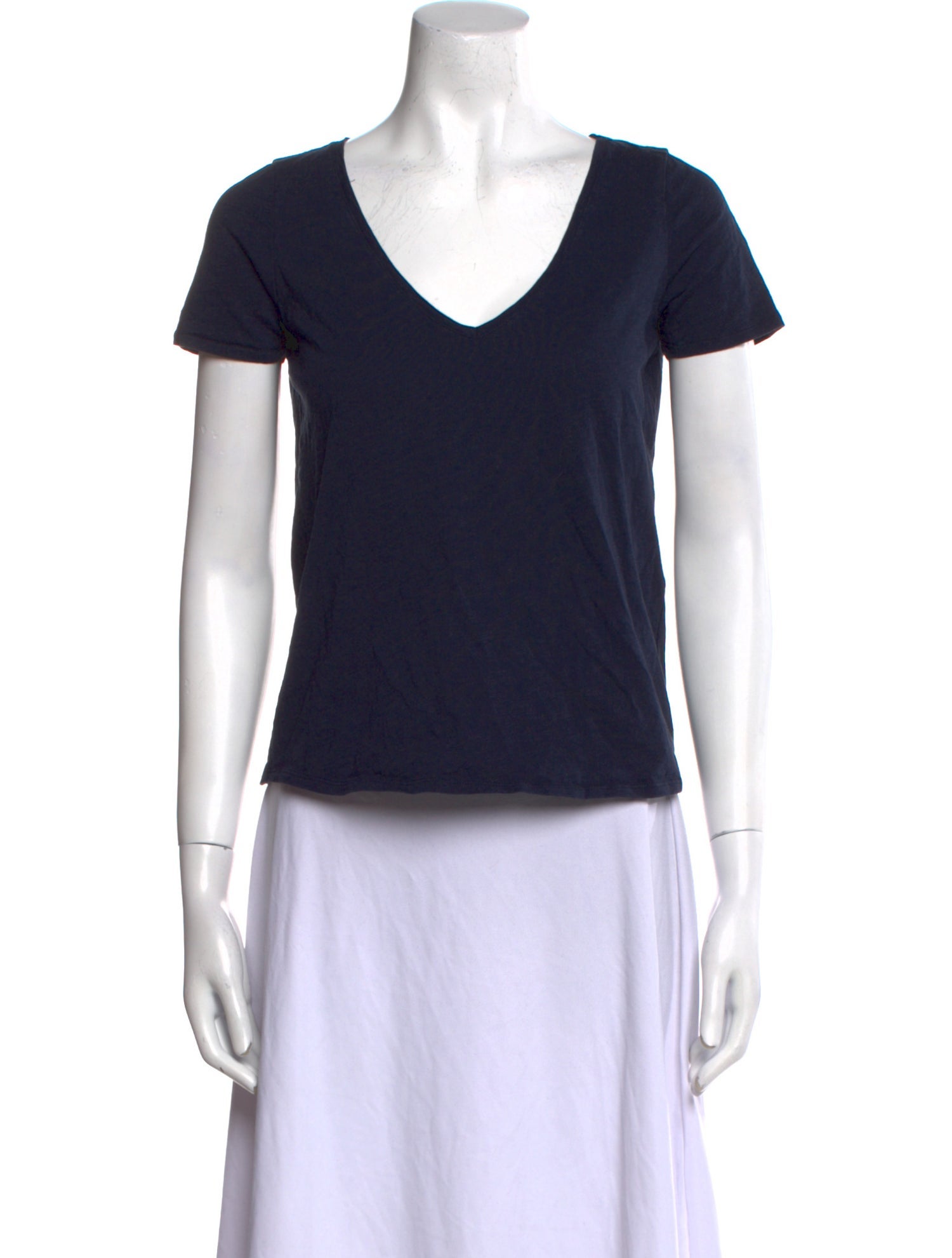 Sézane V-Neck Short Sleeve T-Shirt