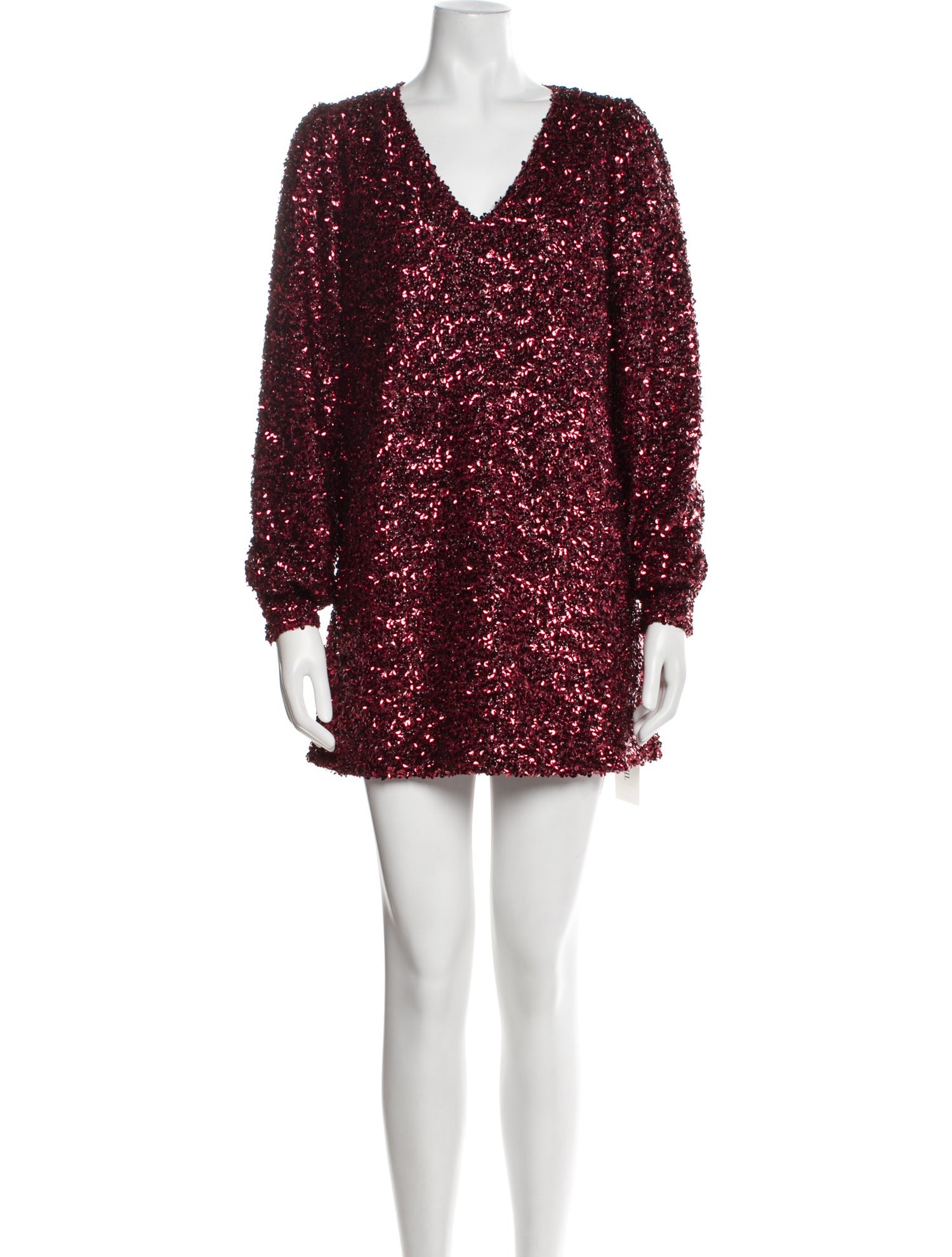 Sézane V-Neck Mini Dress