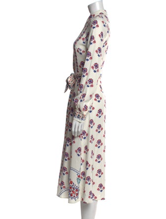 Sézane Printed Long Dress