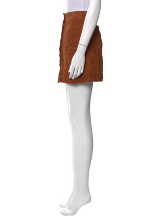 Sézane Suede Mini Skirt