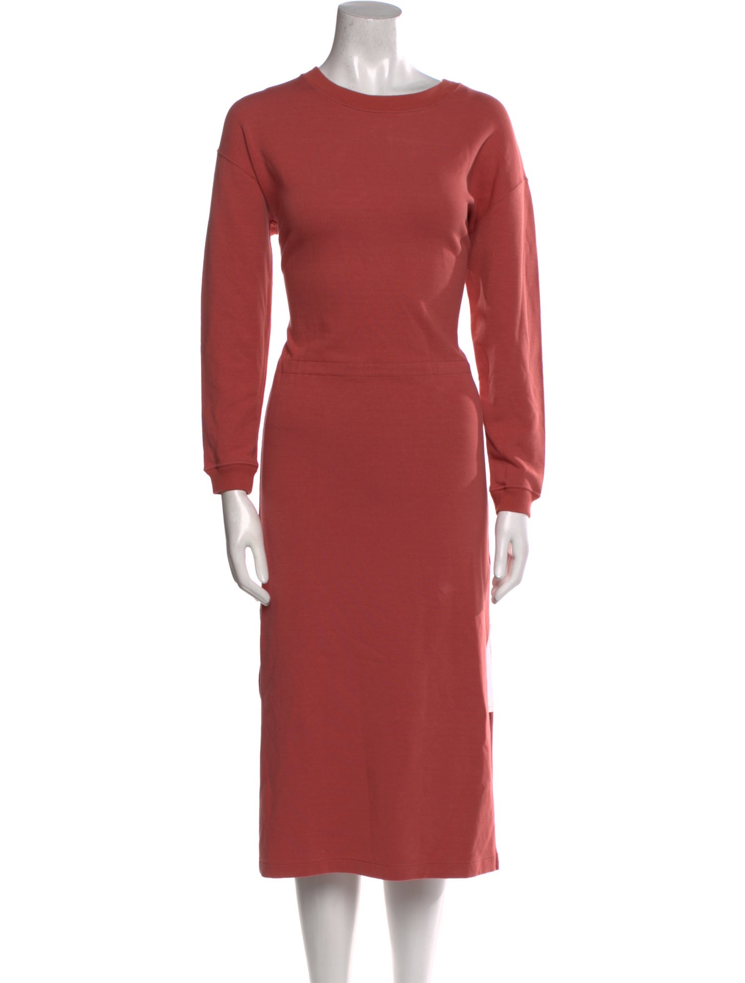 Sézane Crew Neck Midi Length Dress