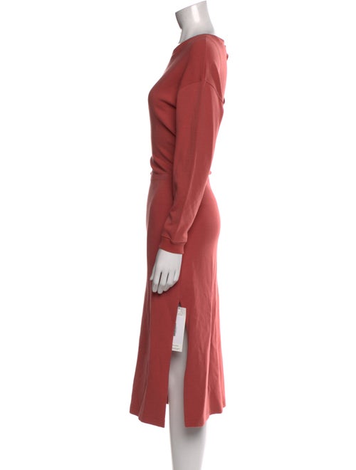 Sézane Crew Neck Midi Length Dress