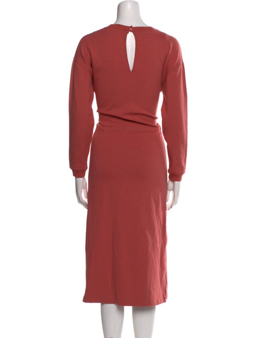 Sézane Crew Neck Midi Length Dress