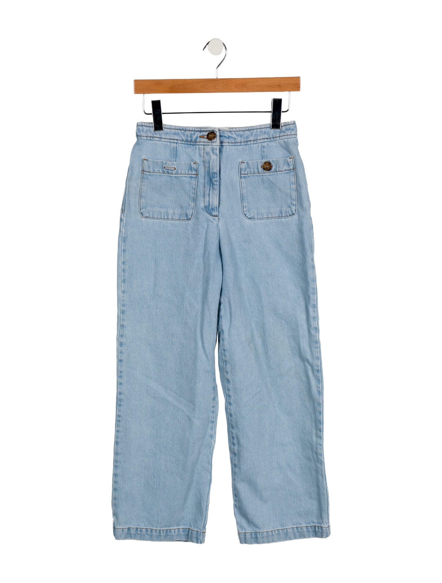 Sézane High-Rise Wide Leg Jeans