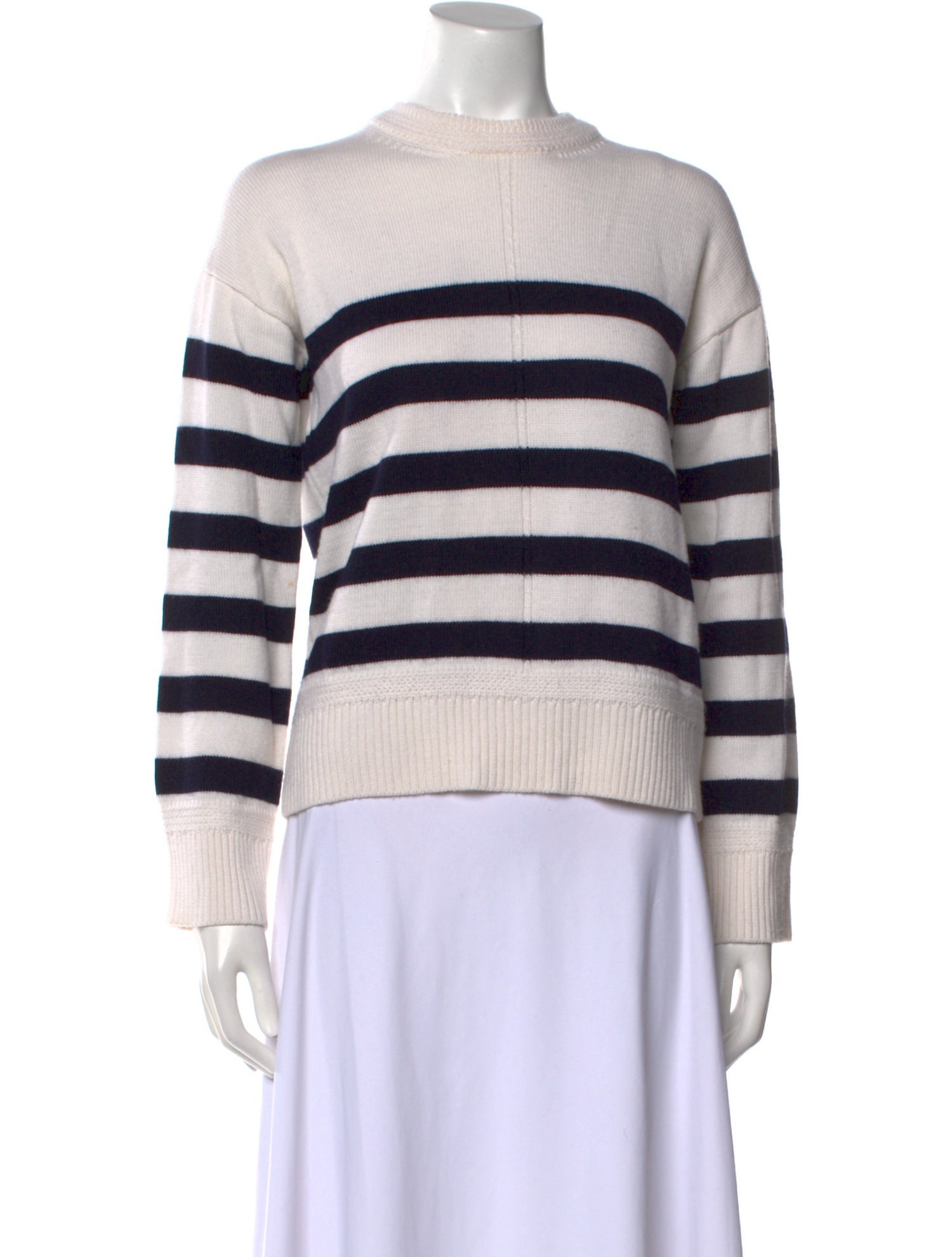Sézane Merino Wool Striped Sweater