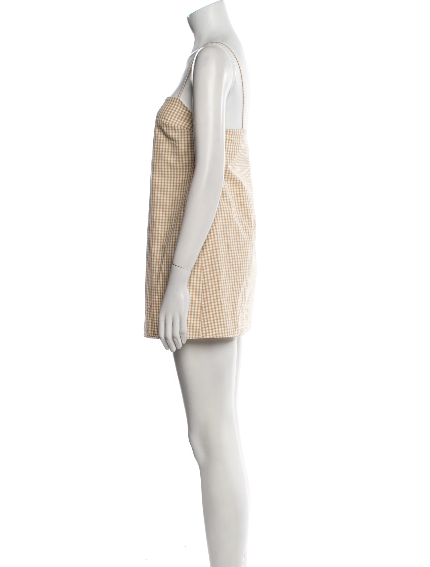 Sézane Plaid Print Mini Dress