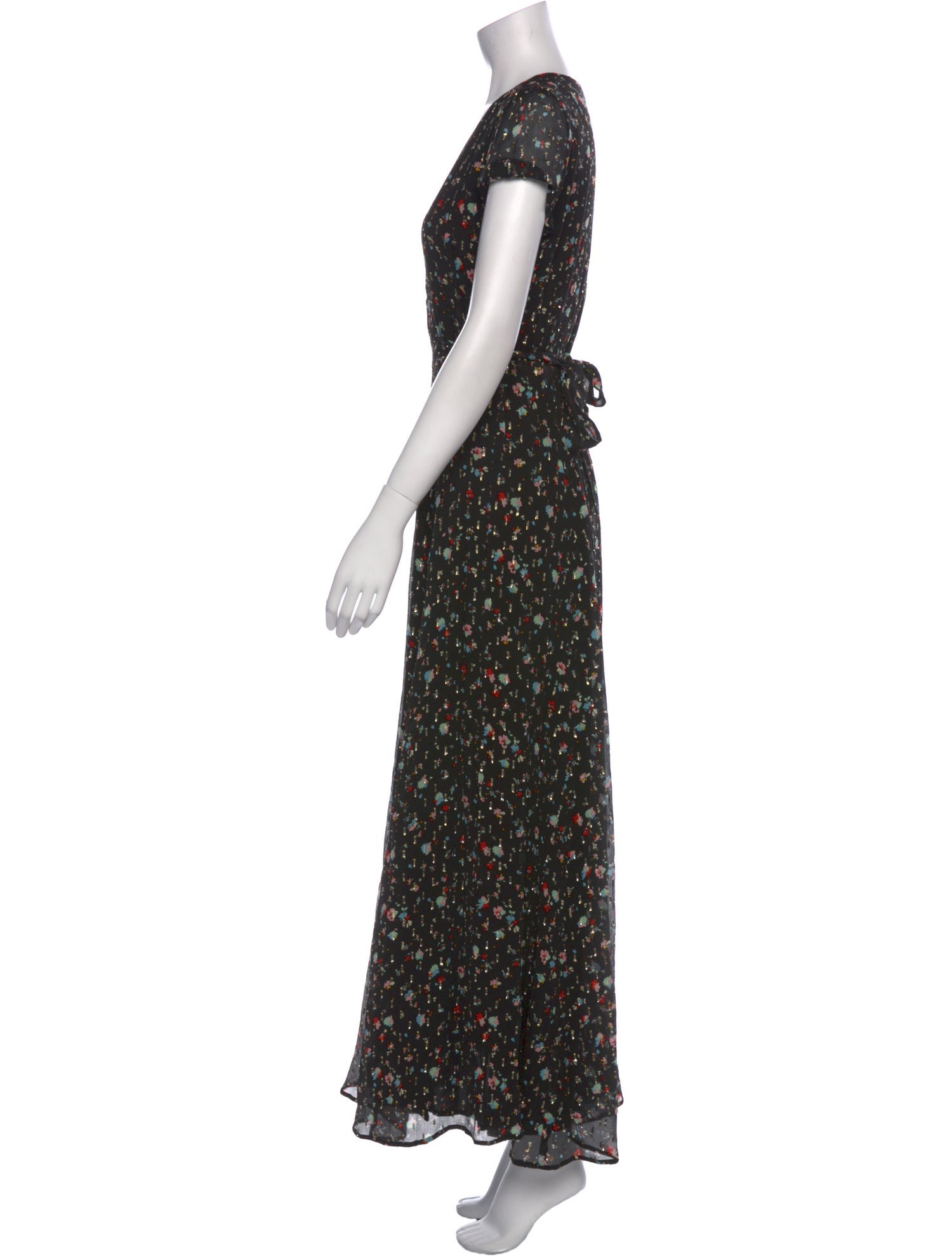Sézane Silk Long Dress