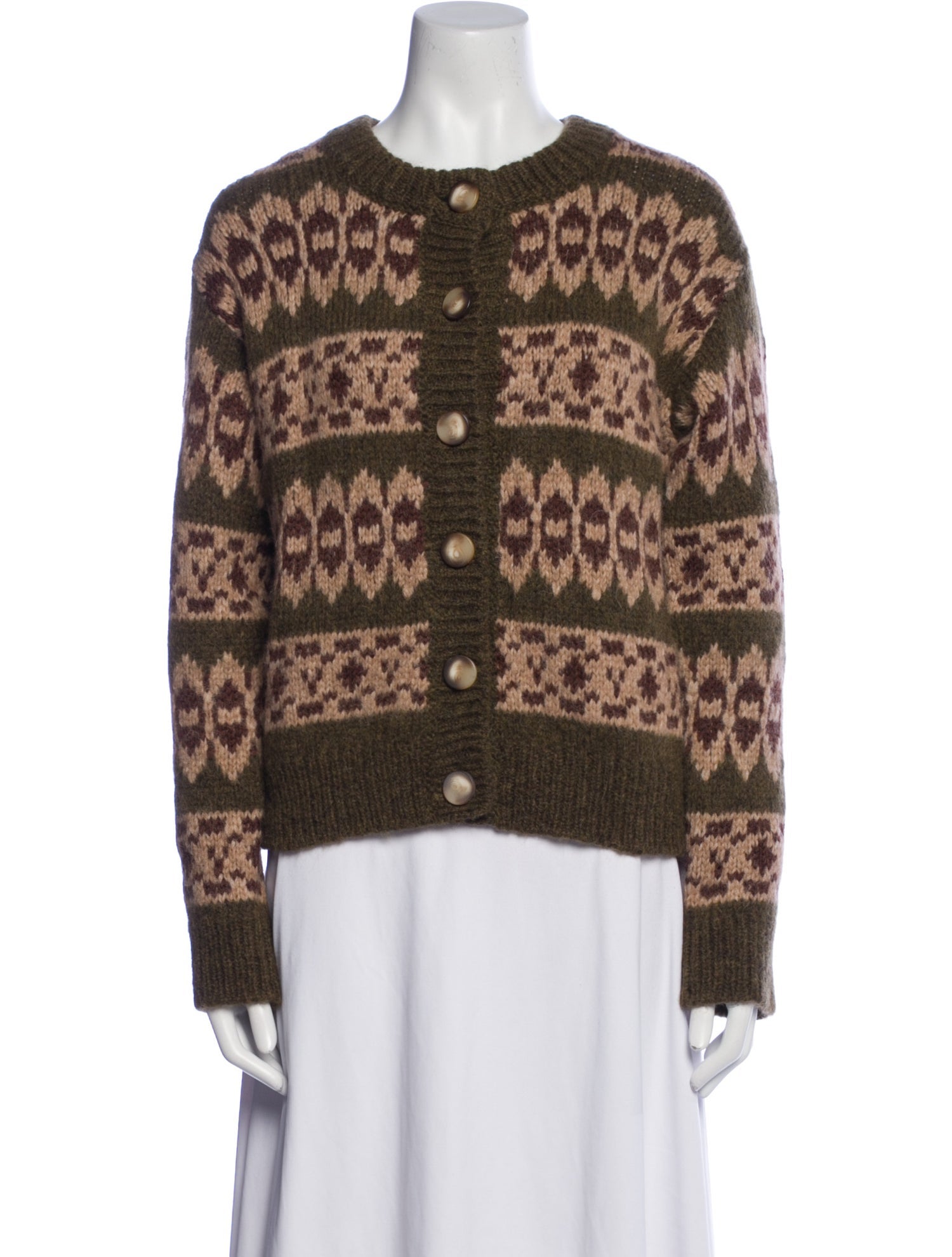 Sézane Printed Crew Neck Sweater w/ Tags