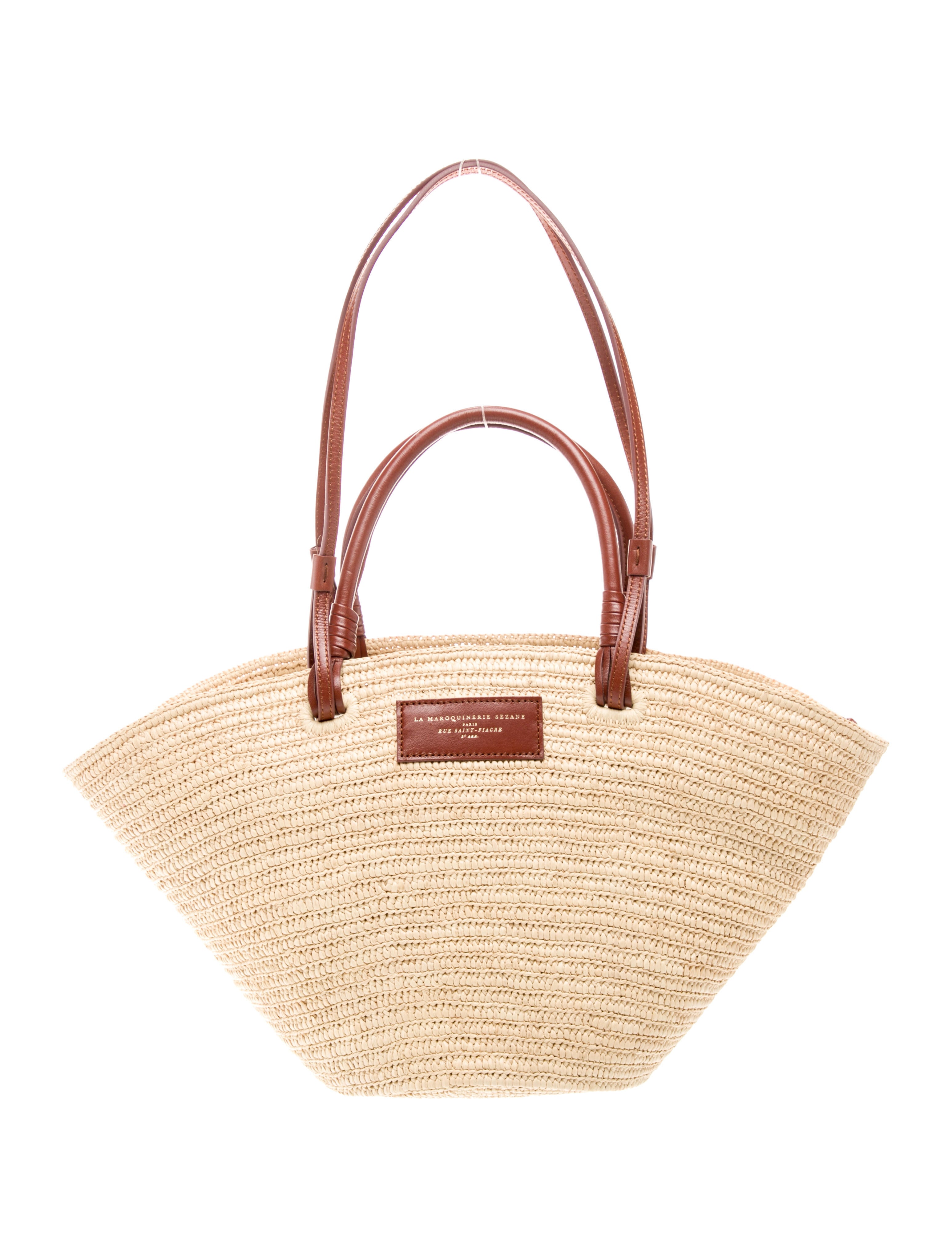 Sézane Straw Clutch