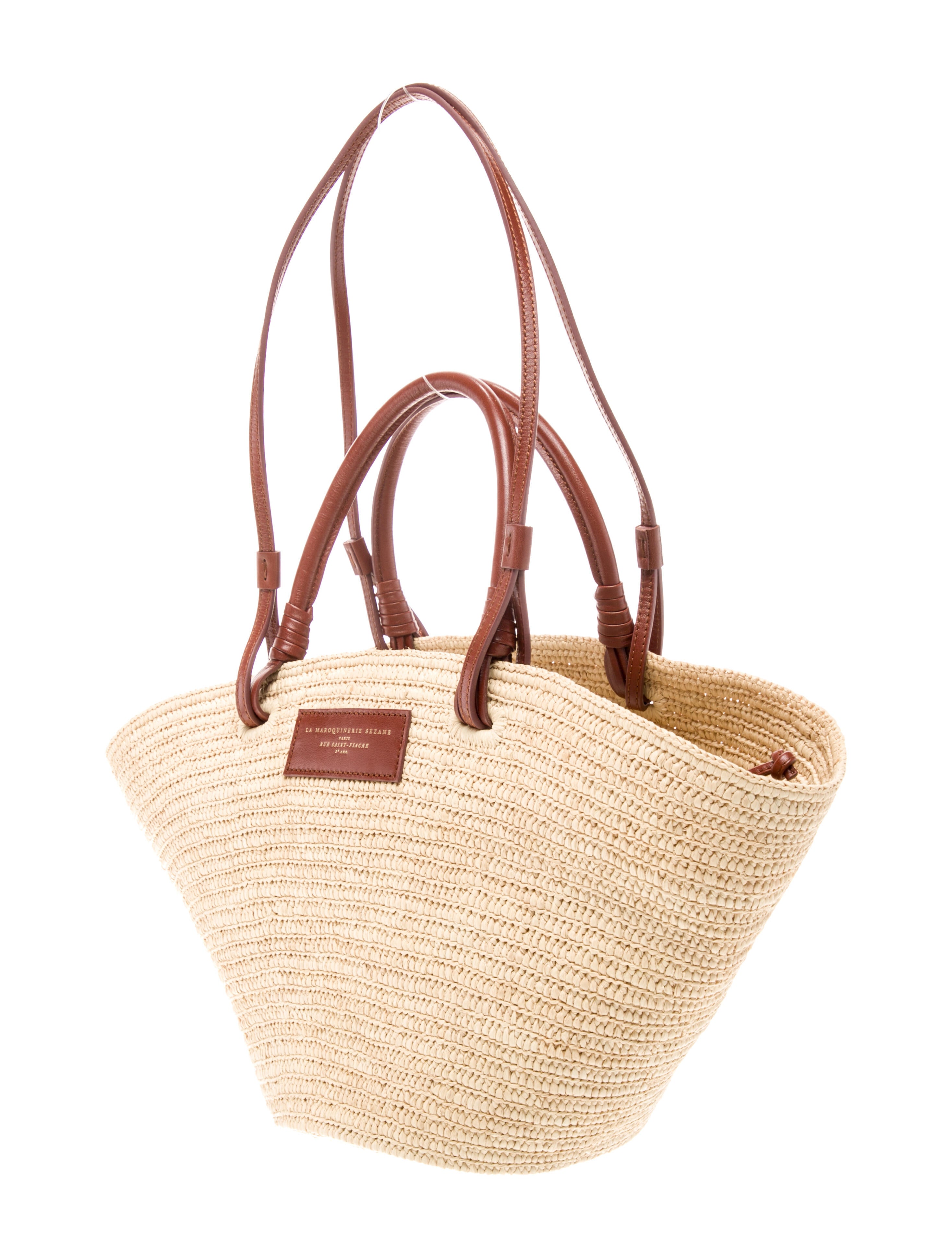 Sézane Straw Clutch