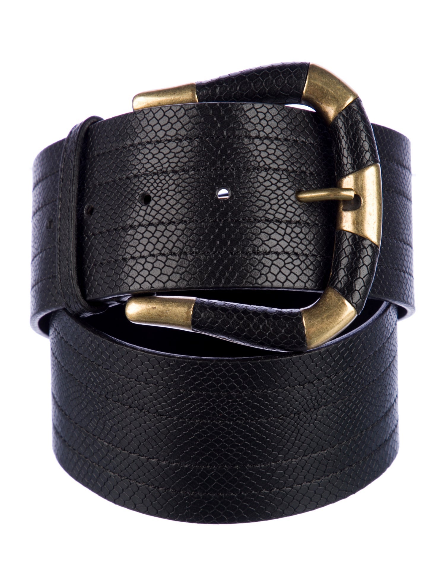 Sézane Wide Leather Belt