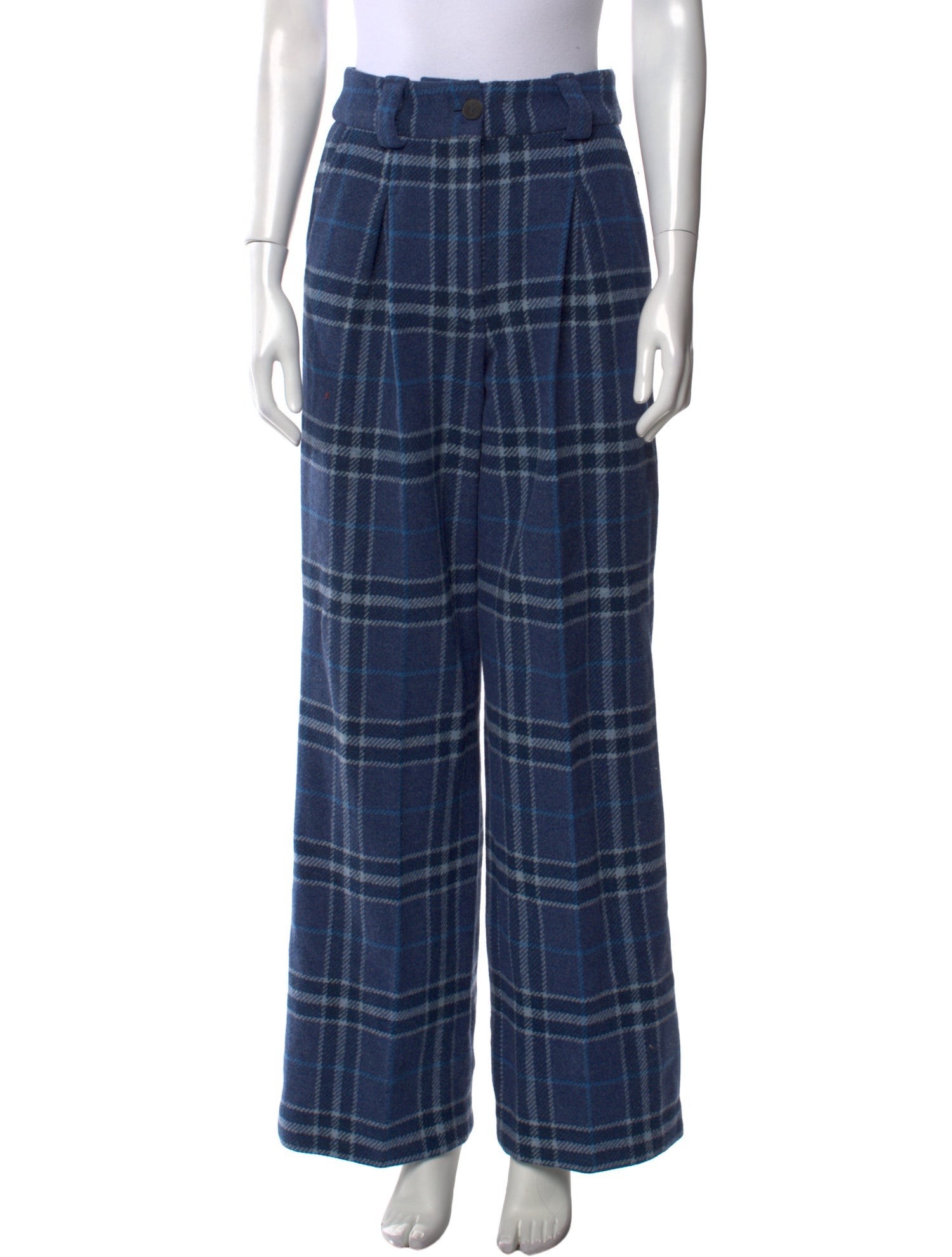 Sézane Wool Wide Leg Pants
