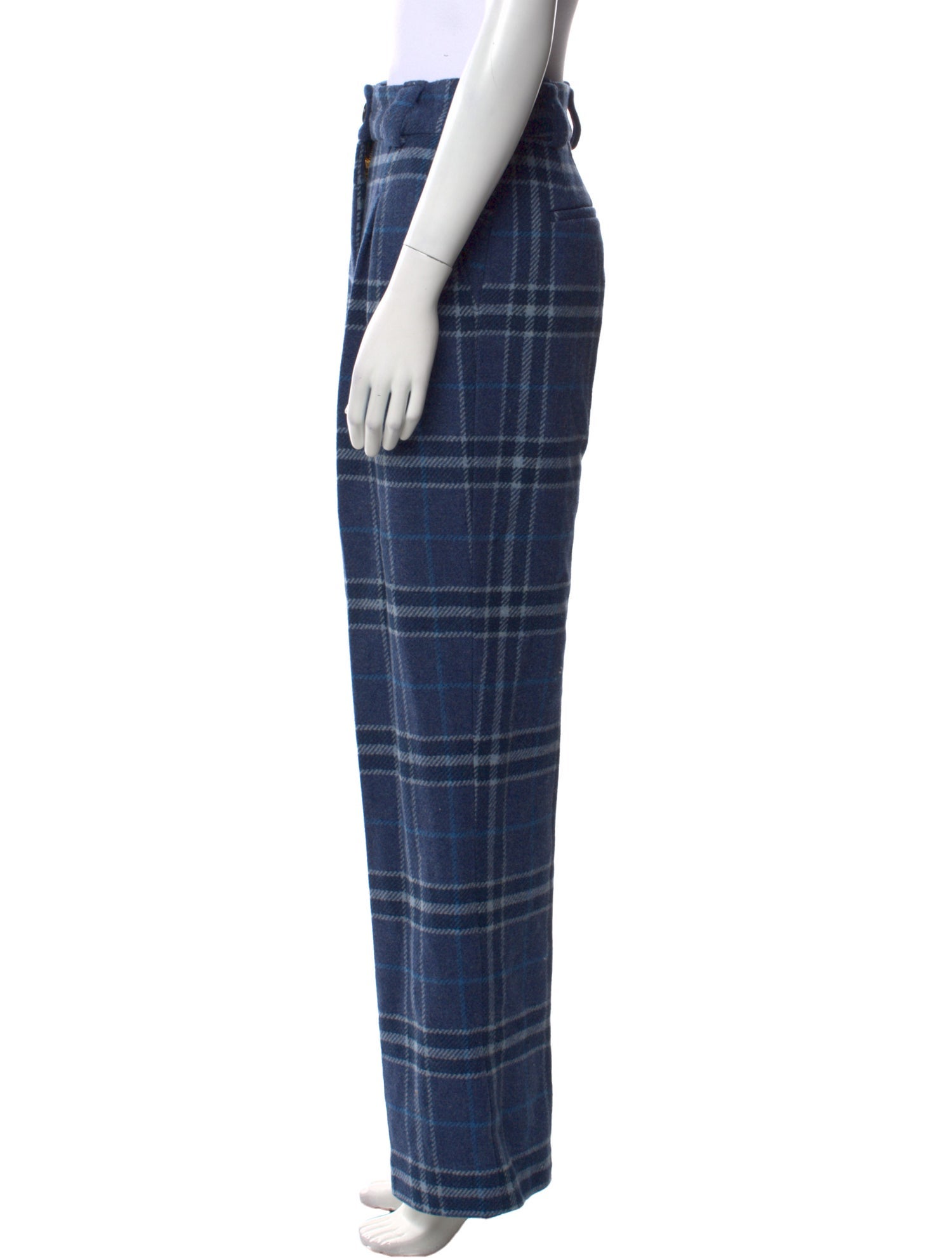 Sézane Wool Wide Leg Pants