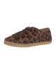 Sézane Ponyhair Animal Print Espadrilles
