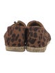 Sézane Ponyhair Animal Print Espadrilles