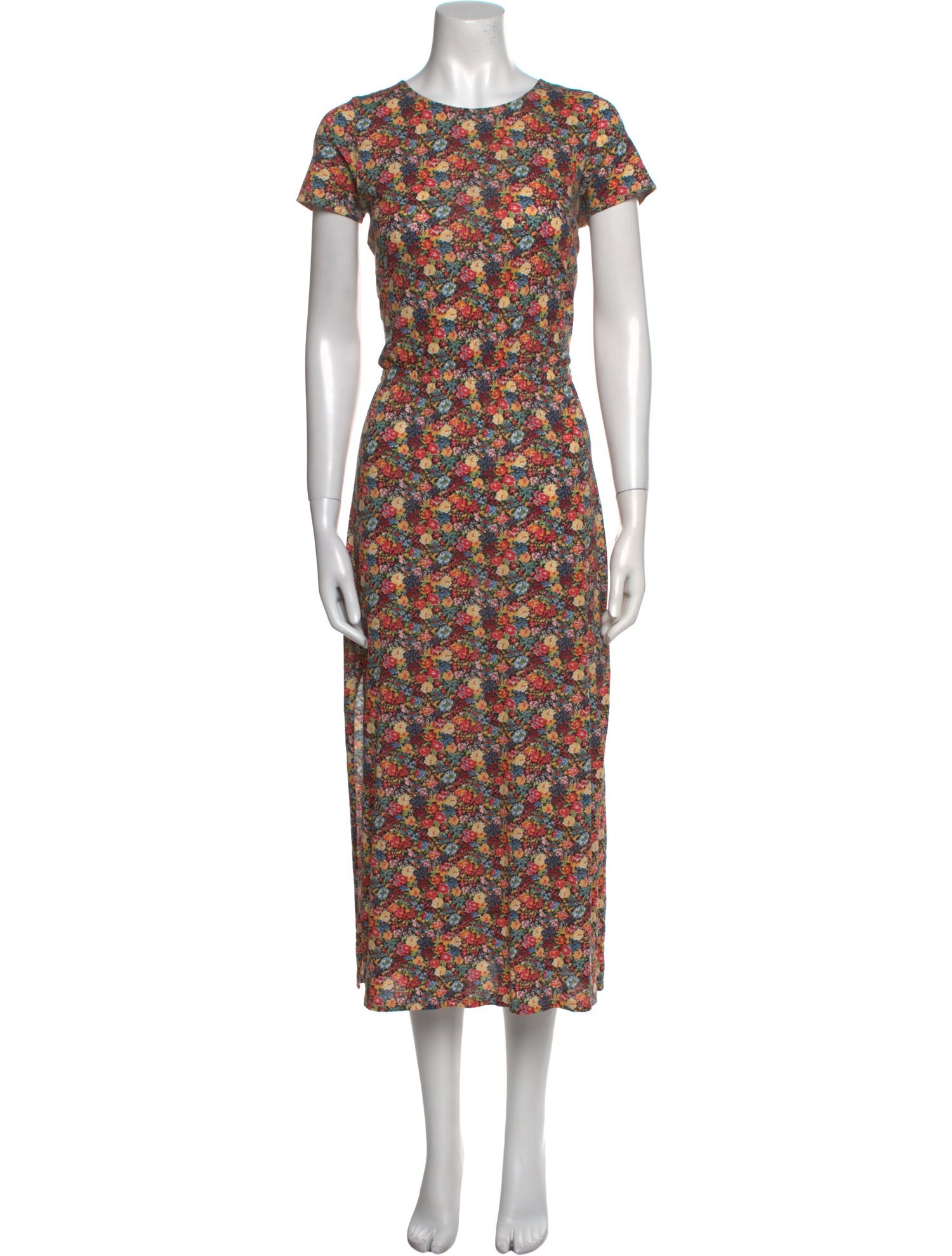 Sézane Floral Print Long Dress