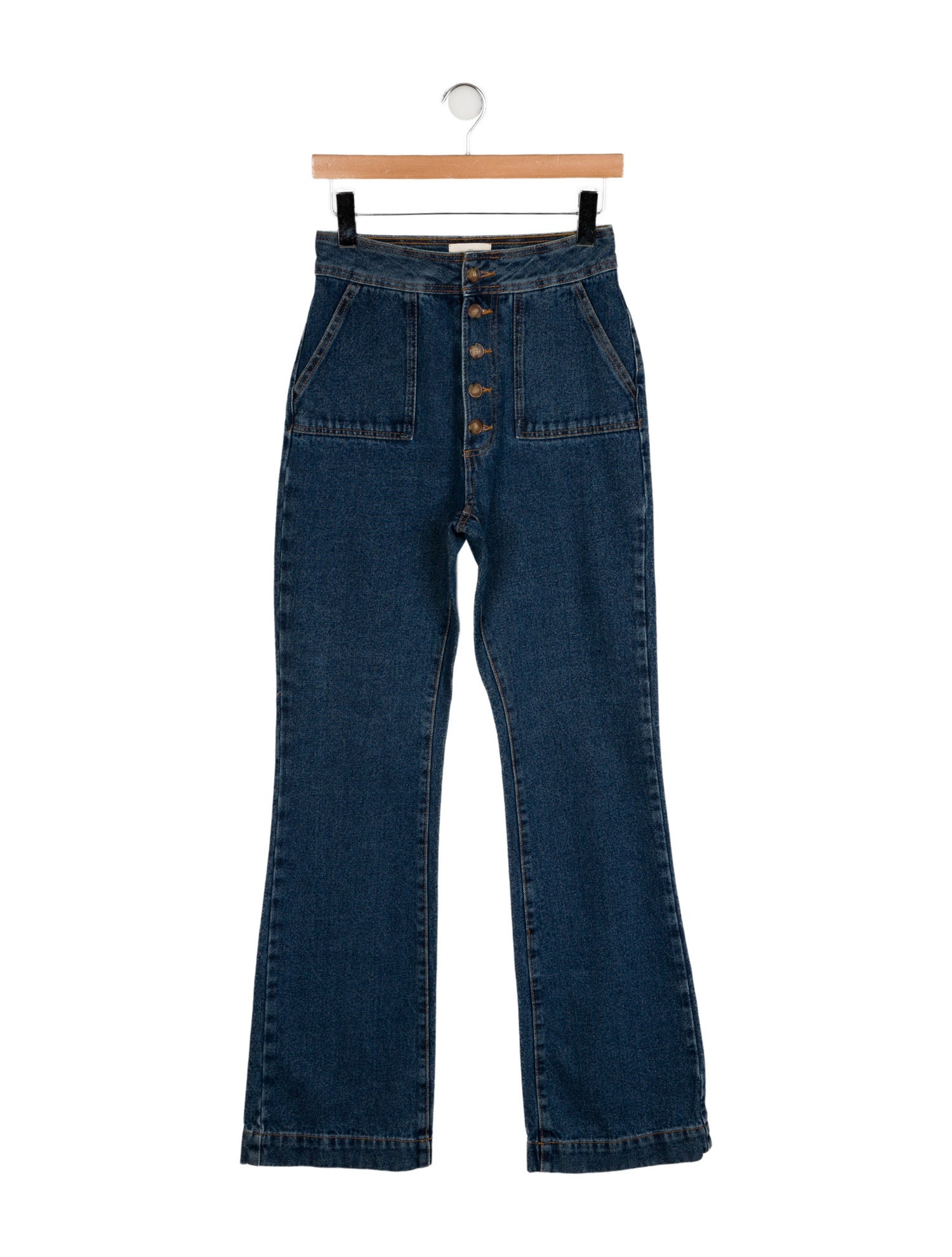Sézane High-Rise Wide Leg Jeans