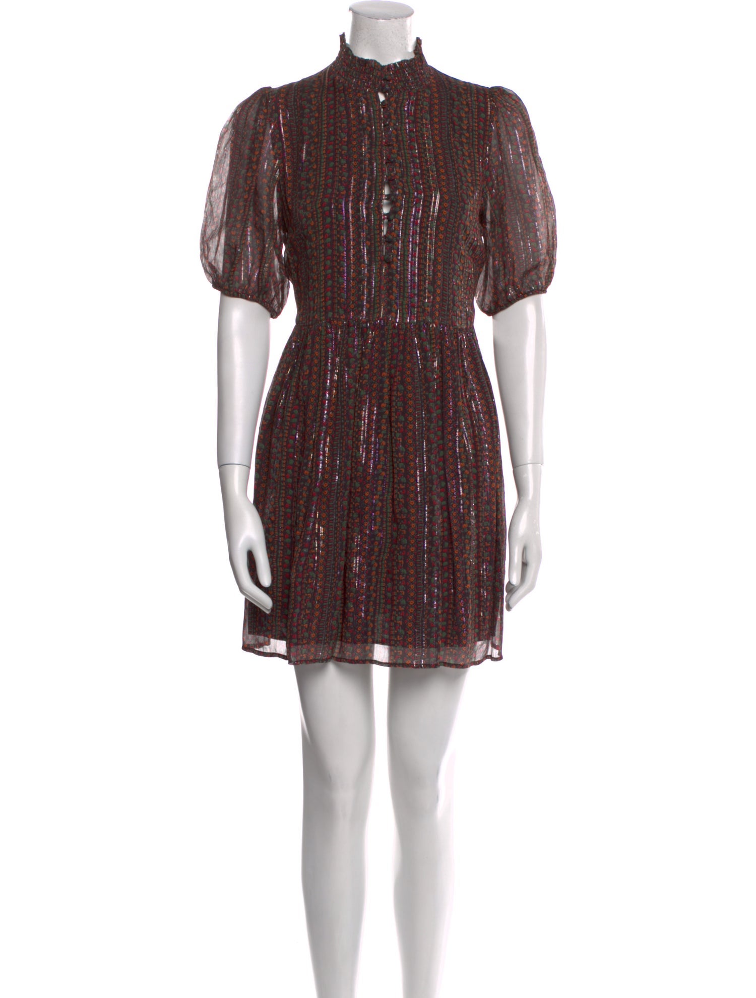 Sézane Printed Mini Dress